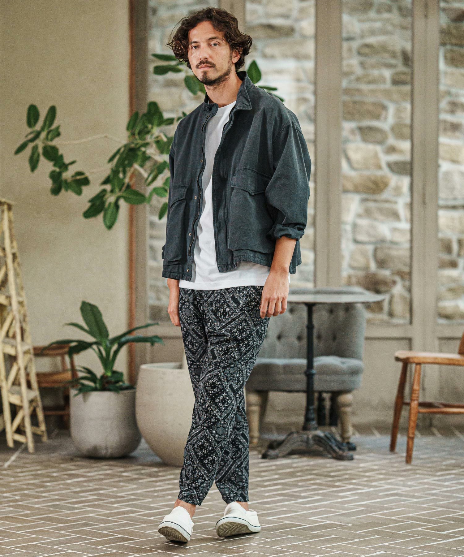 CAMBIO Ponti Sarrouel Easy Pants イージーパンツ CAMBIO(カンビオ)】Slacks Fabric Sarrouel Pants サルエルパンツ