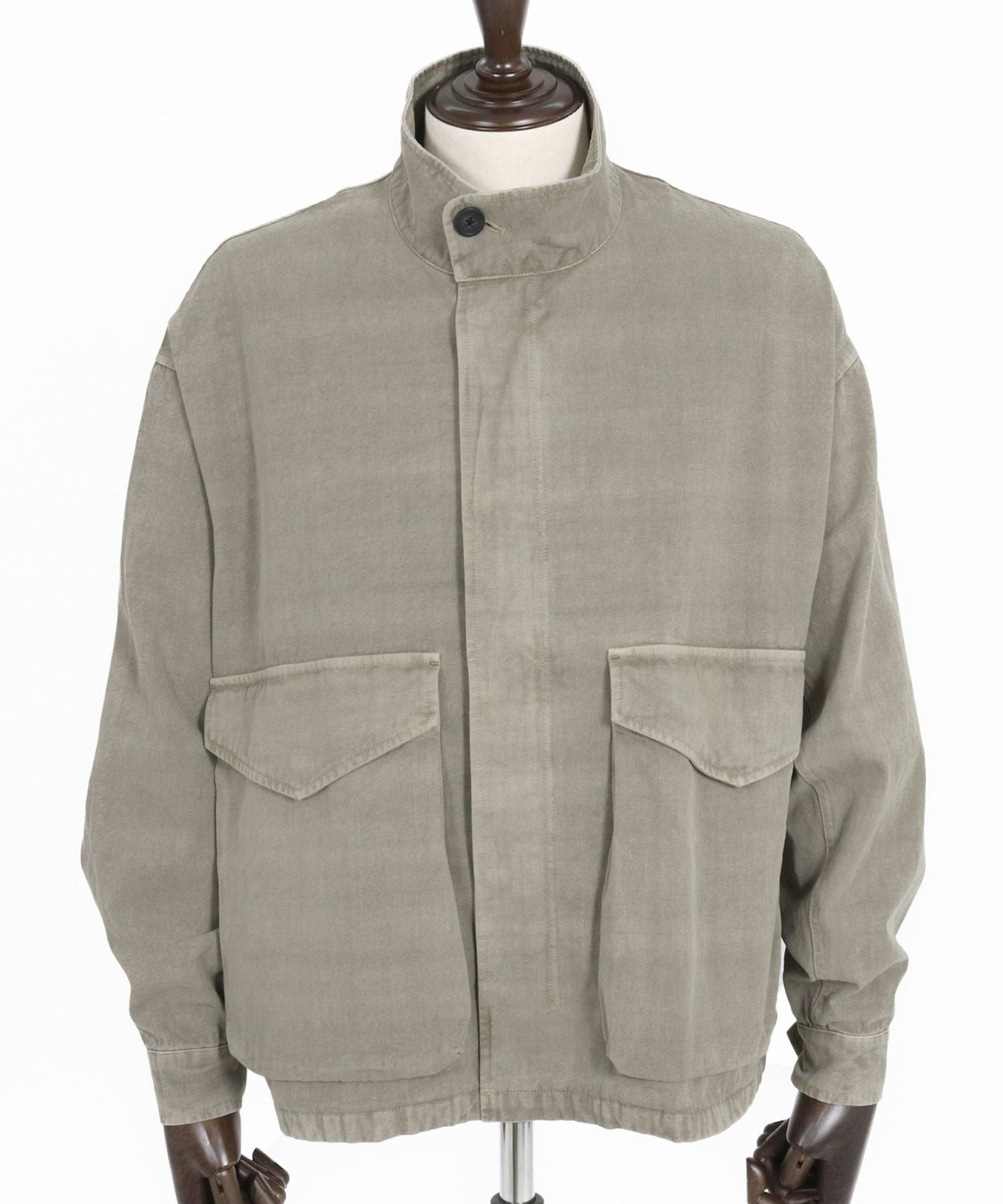 CAMBIO(カンビオ)】Sulfur Dyed Stone Bio Wash Military Blouson