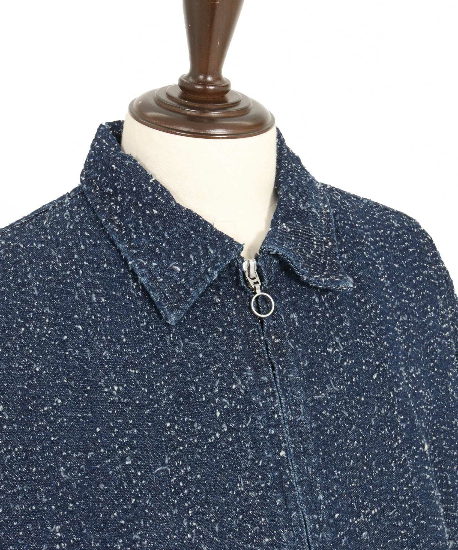 CAMBIO(カンビオ)】Loop Nep Denim Zip Jacket ジップジャケット(PF