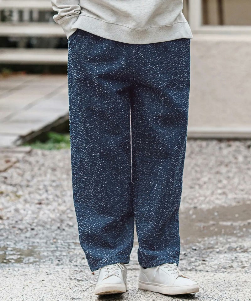 50%OFF【CAMBIO(カンビオ)】Loop Nep Denim Easy Pants デニムパンツ 