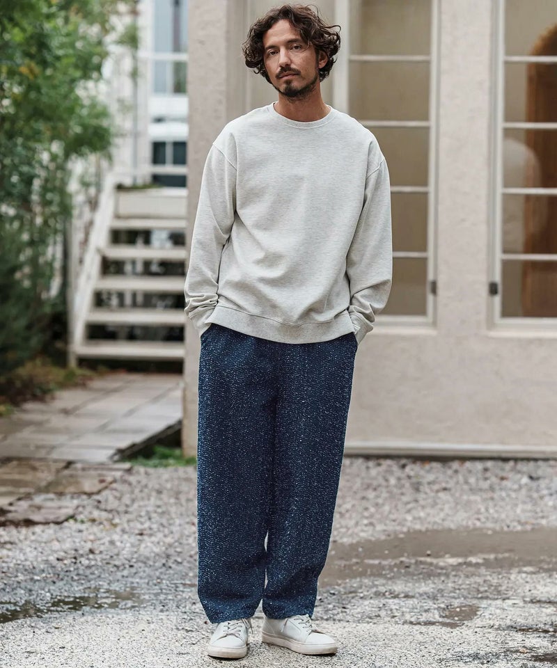 50%OFF【CAMBIO(カンビオ)】Loop Nep Denim Easy Pants デニムパンツ 