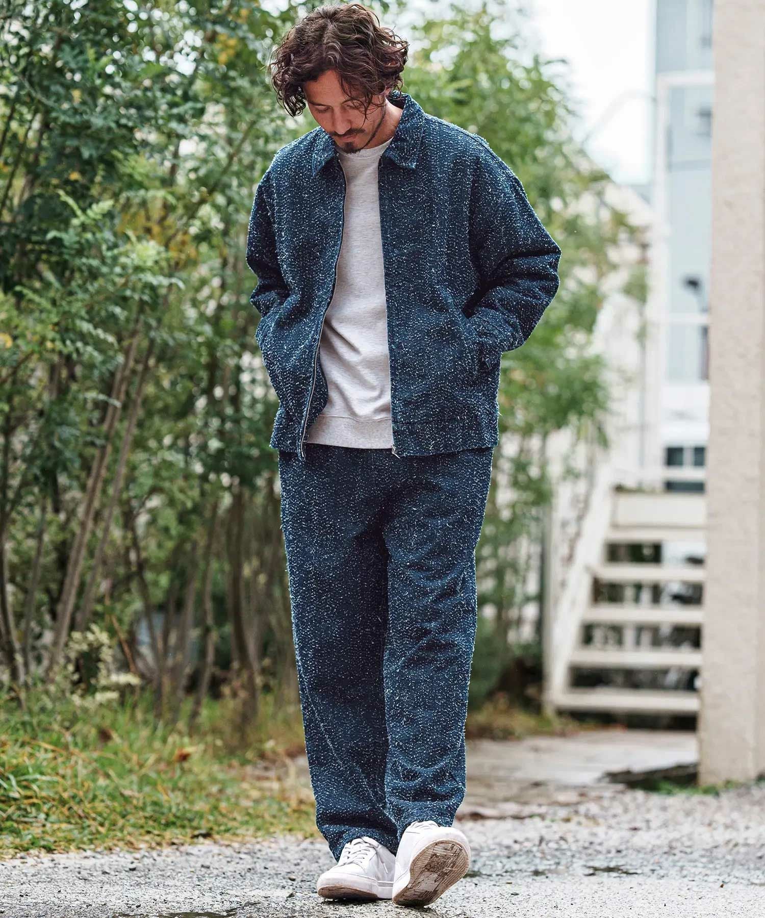 50%OFF【CAMBIO(カンビオ)】Loop Nep Denim Easy Pants デニムパンツ