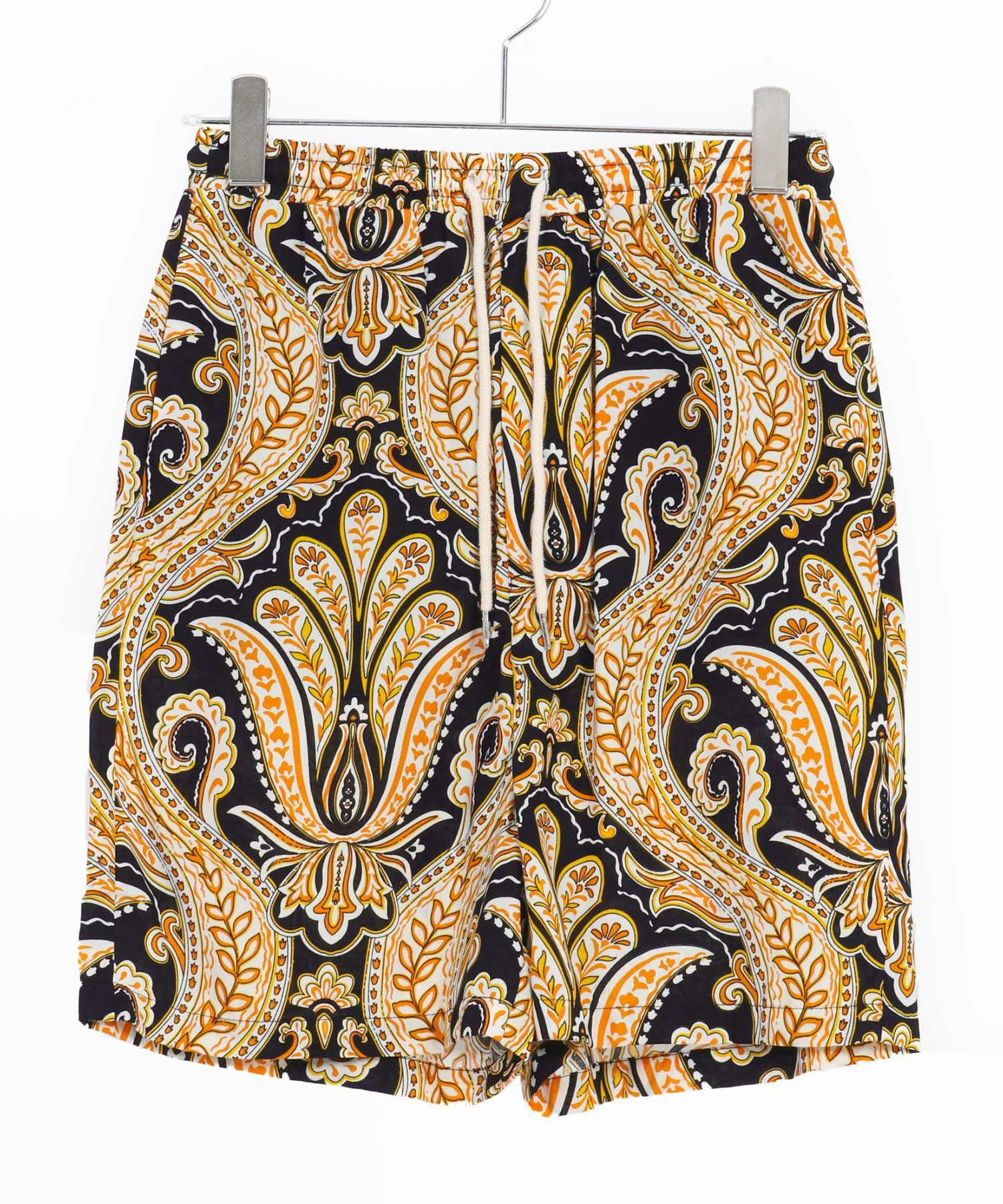 CAMBIO(カンビオ)】ペイズリー総柄サルエルショートパンツ(CMB-R0132
