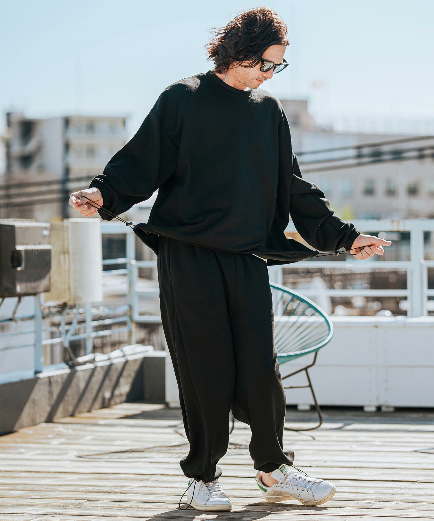 30%OFF【CAMBIO(カンビオ)】裾絞りポンチイージーパンツ(CMB-R0130