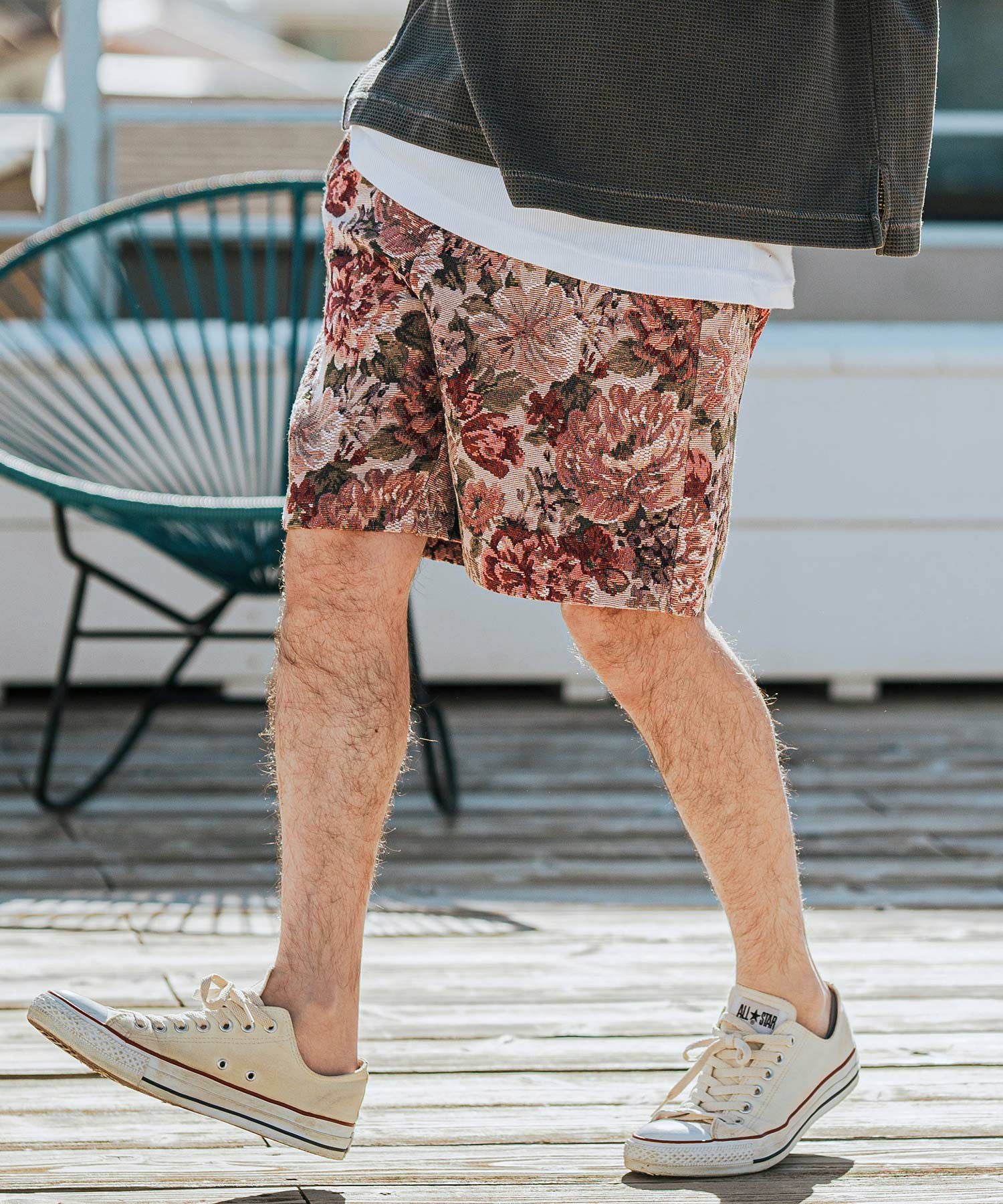 CAMBIO（カンビオ）Botanical Gobelin ショートパンツ CAMBIO(カンビオ)】Botanical Gobelin Short Pants ショートパンツ