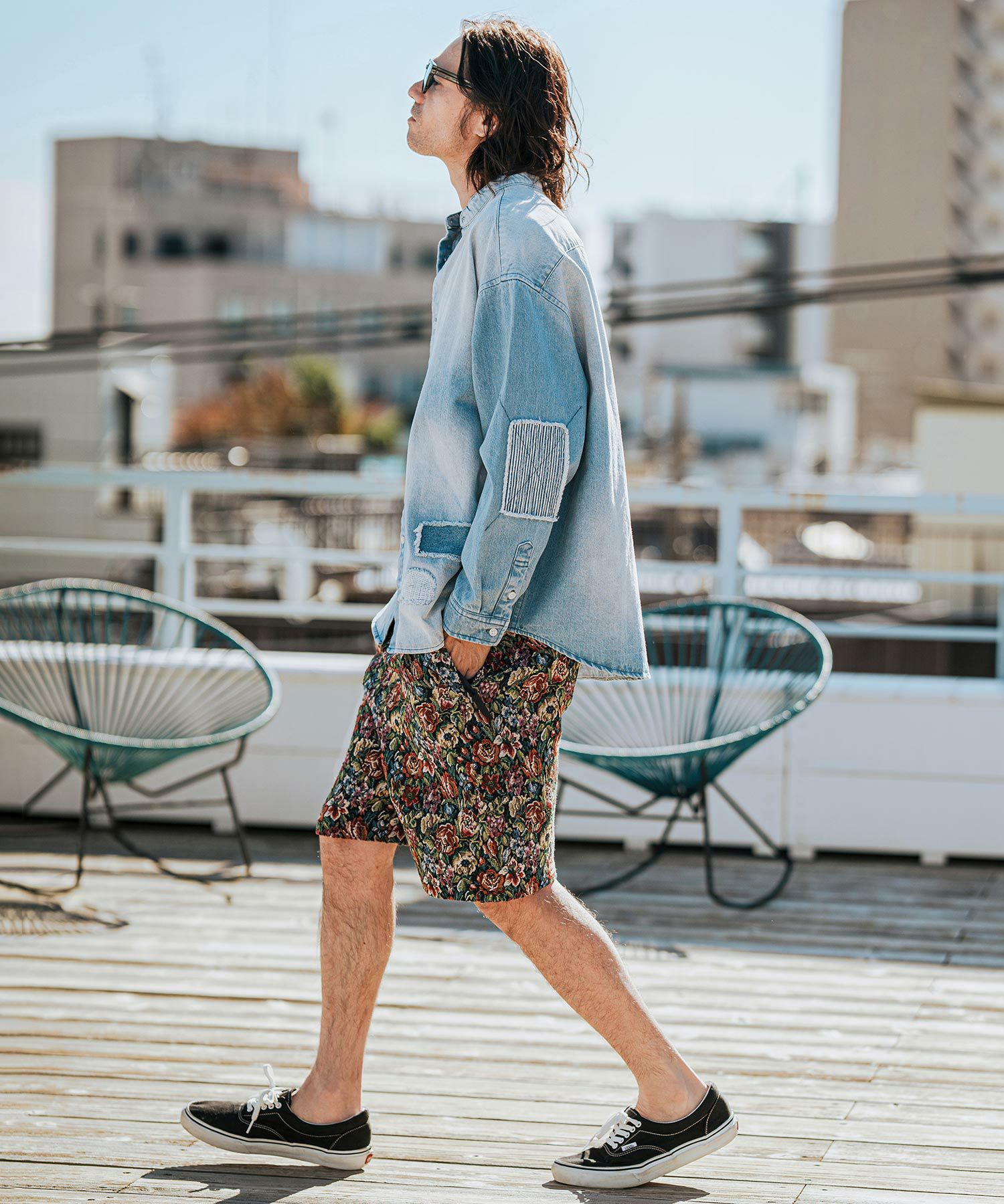 CAMBIO（カンビオ）Botanical Gobelin ショートパンツ CAMBIO(カンビオ)】Botanical Gobelin Short Pants ショートパンツ
