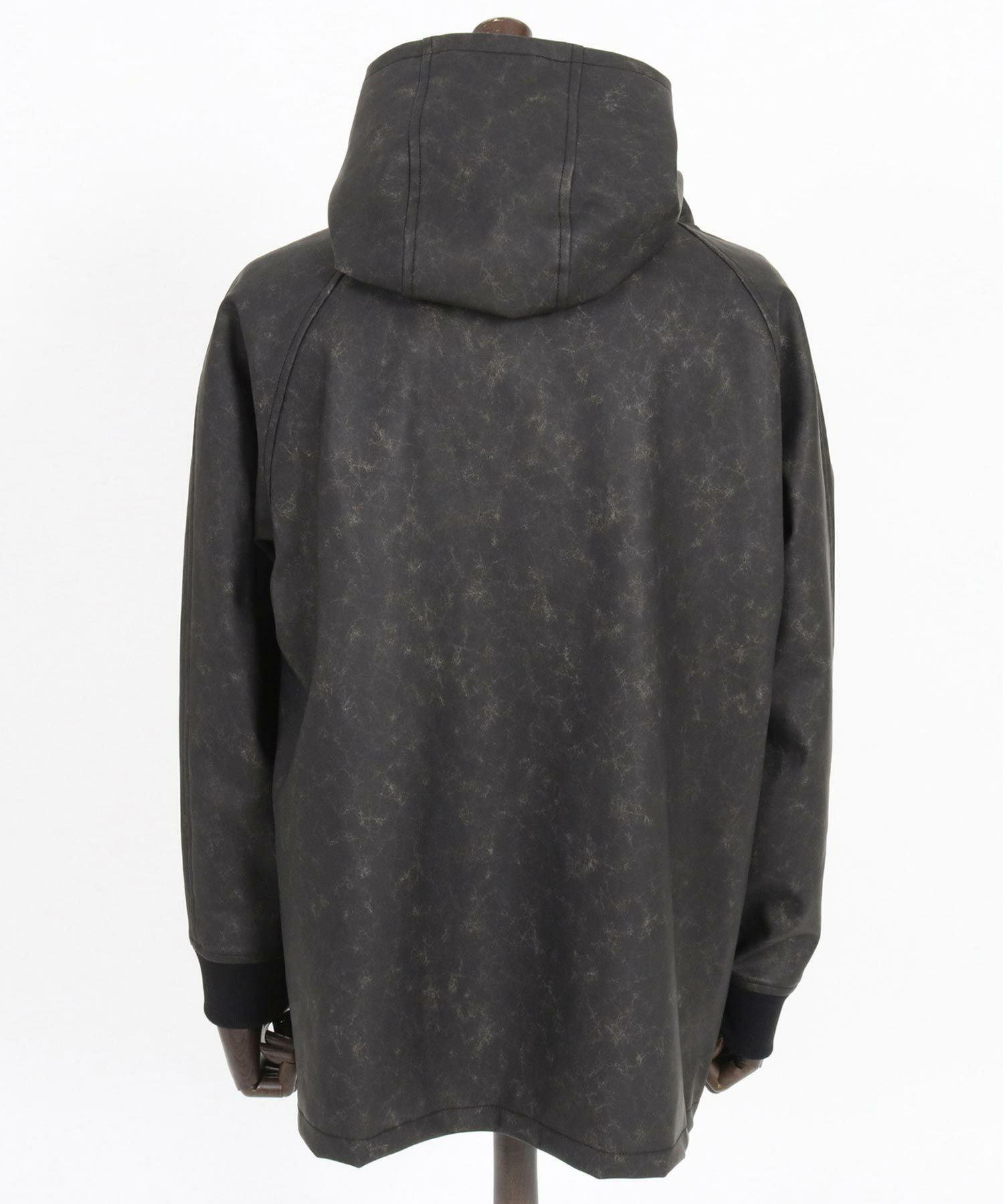 CAMBIO(カンビオ)】Vintage Like Synthetic Leather Poncho Like