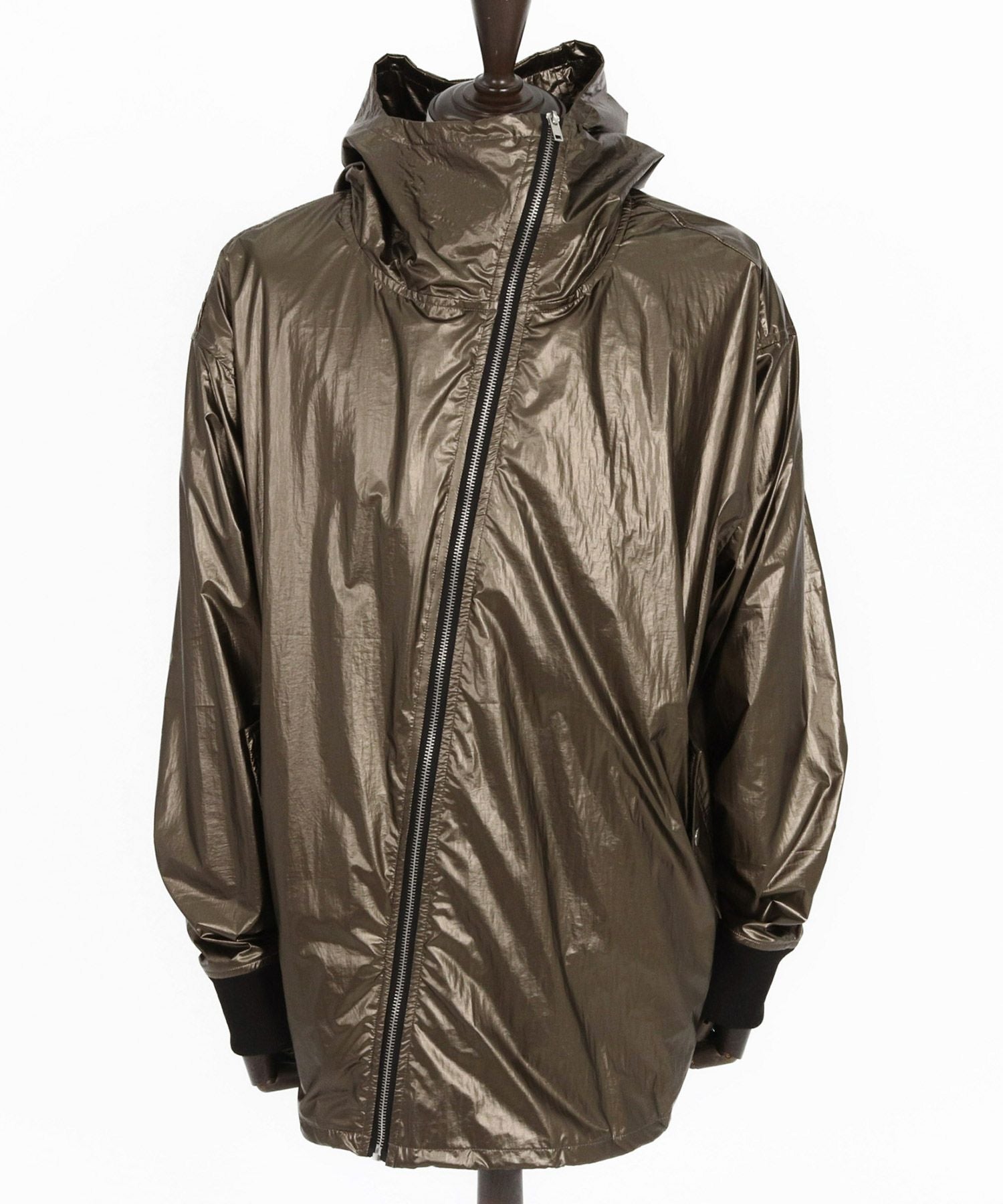 CAMBIO(カンビオ)】Metallic Coating Hooded Blouson ブルゾン(MIU-251