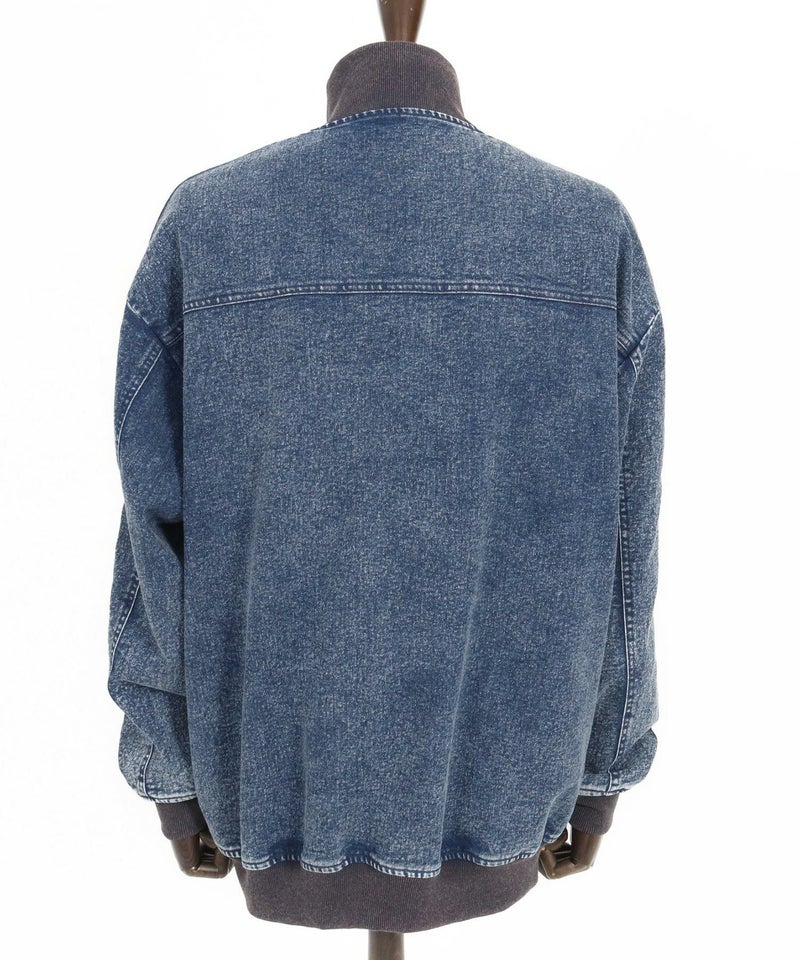 30%OFF【CAMBIO(カンビオ)】Chemical Wash Denim Sleeve Line Jacket 