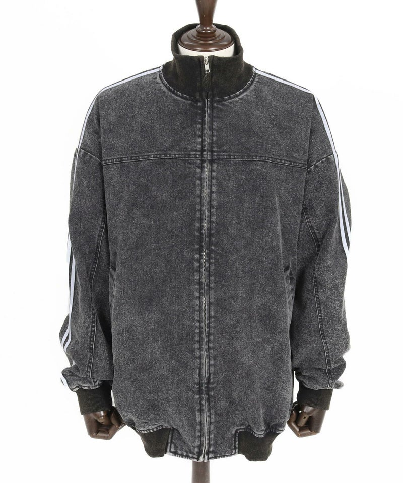 30%OFF【CAMBIO(カンビオ)】Chemical Wash Denim Sleeve Line Jacket 
