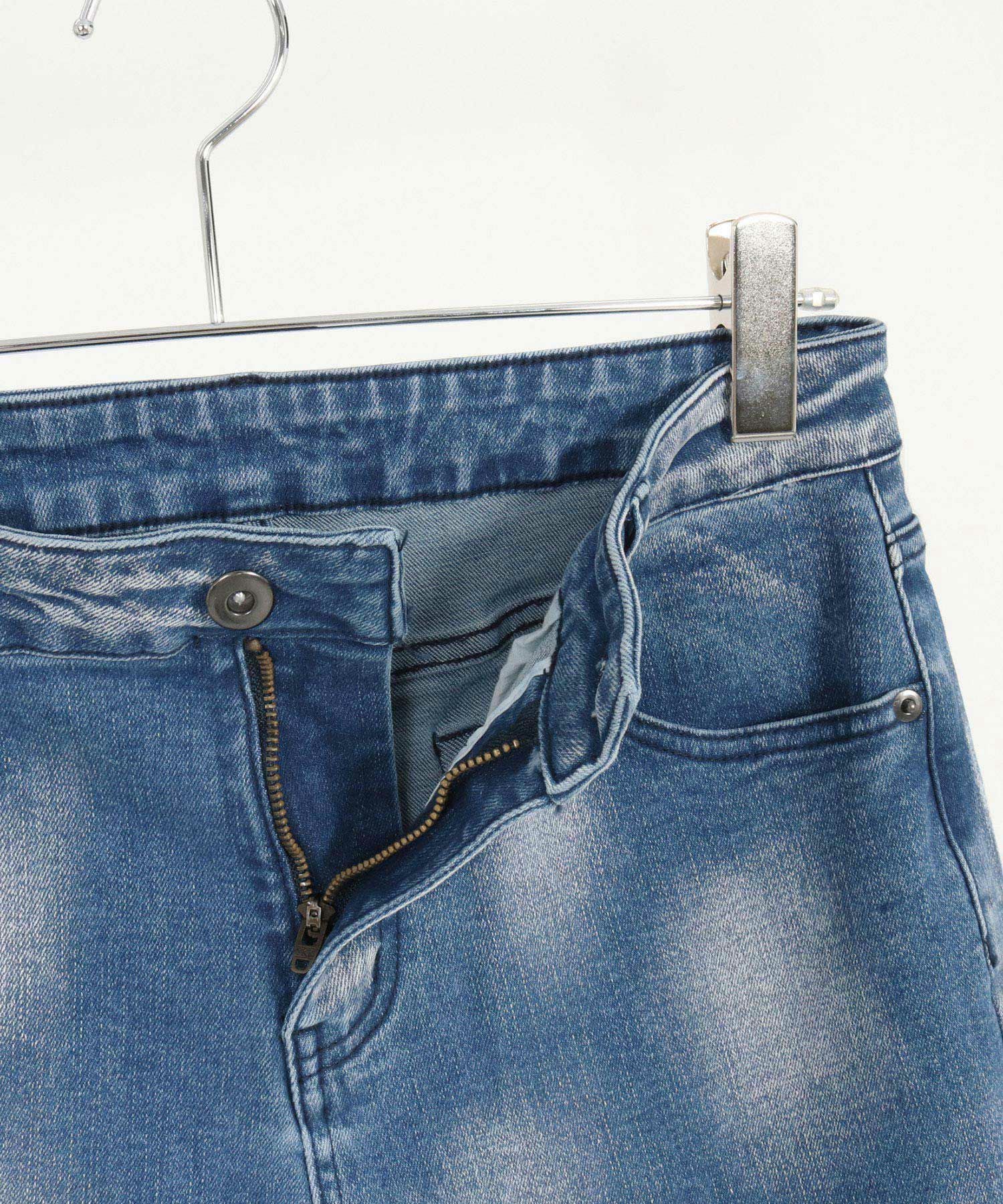 30%OFF【CAMBIO(カンビオ)】Spotted Bleached Stretch Denim Jodhpurs