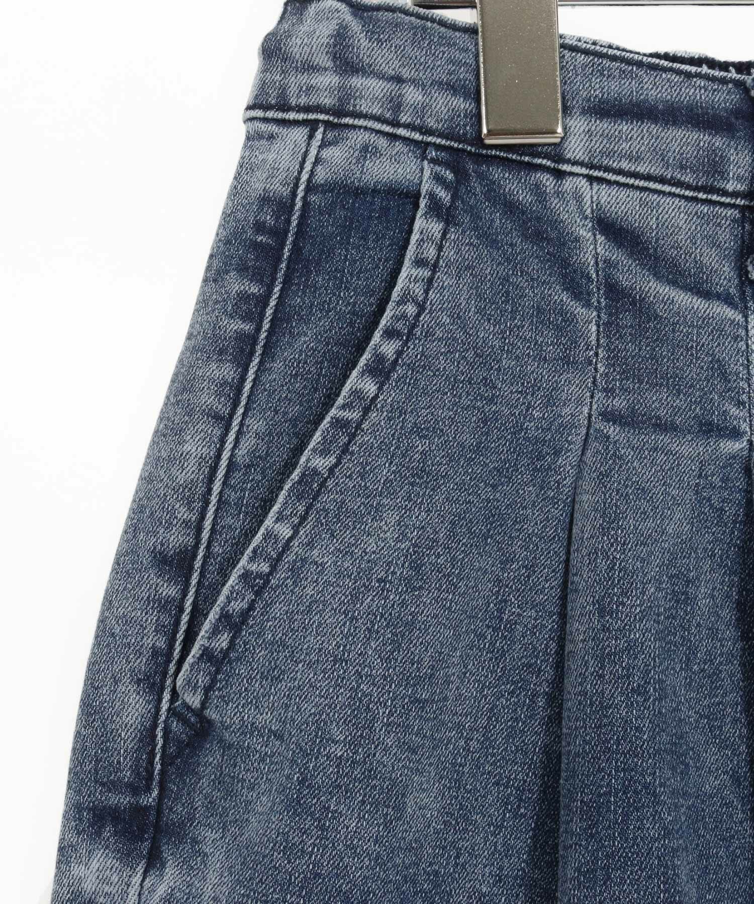 カンビオ　サルエルジョッパーズルーズイージーデニム　/M　ストレッチ　インディゴ CAMBIO(カンビオ)】Stretch Denim Sarrouel Pants ストレッチデニム
