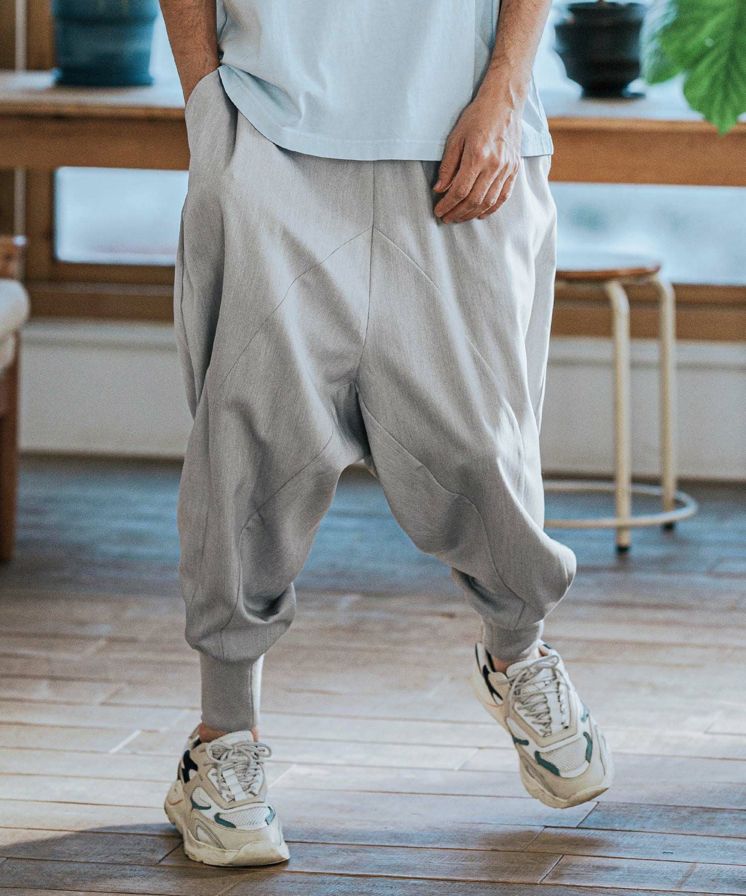 CAMBIO(カンビオ)】Slacks Fabric Sarrouel Pants サルエルパンツ