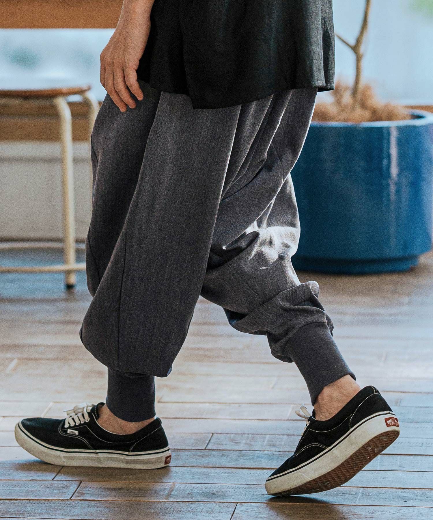 CAMBIO(カンビオ)】Slacks Fabric Sarrouel Pants サルエルパンツ