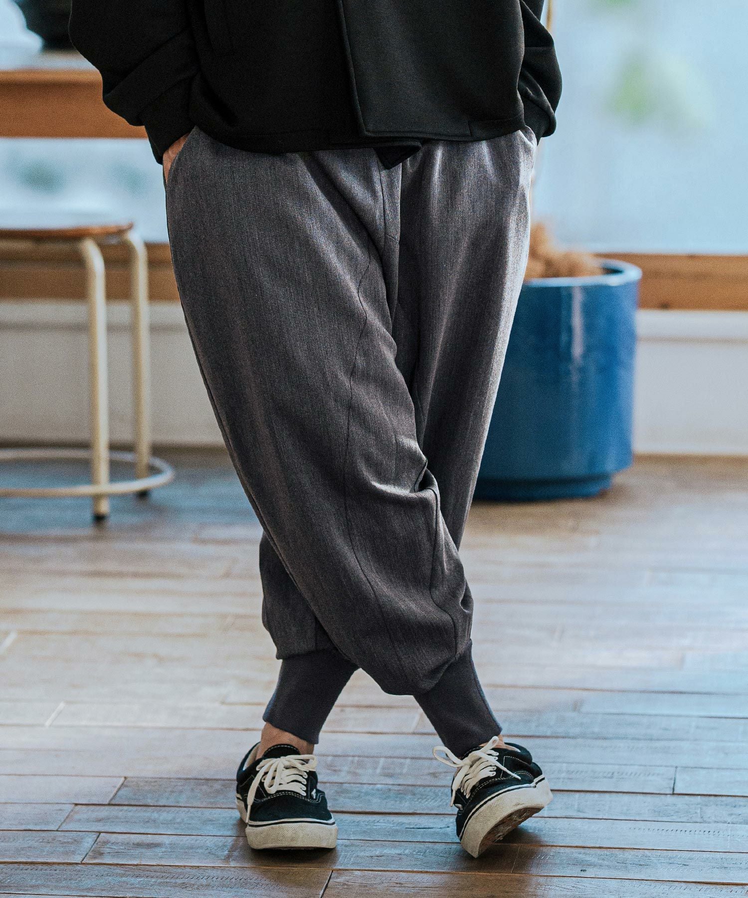 CAMBIO(カンビオ)】Slacks Fabric Sarrouel Pants サルエルパンツ