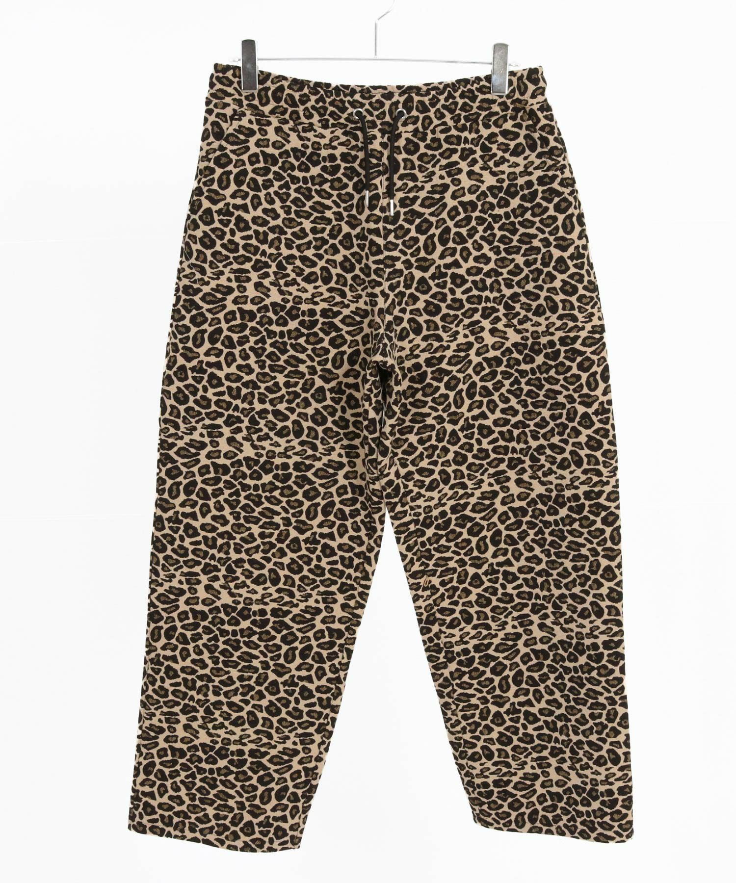 CAMBIO(カンビオ)】Leopard Gobelin Wide Straight Pants ワイド