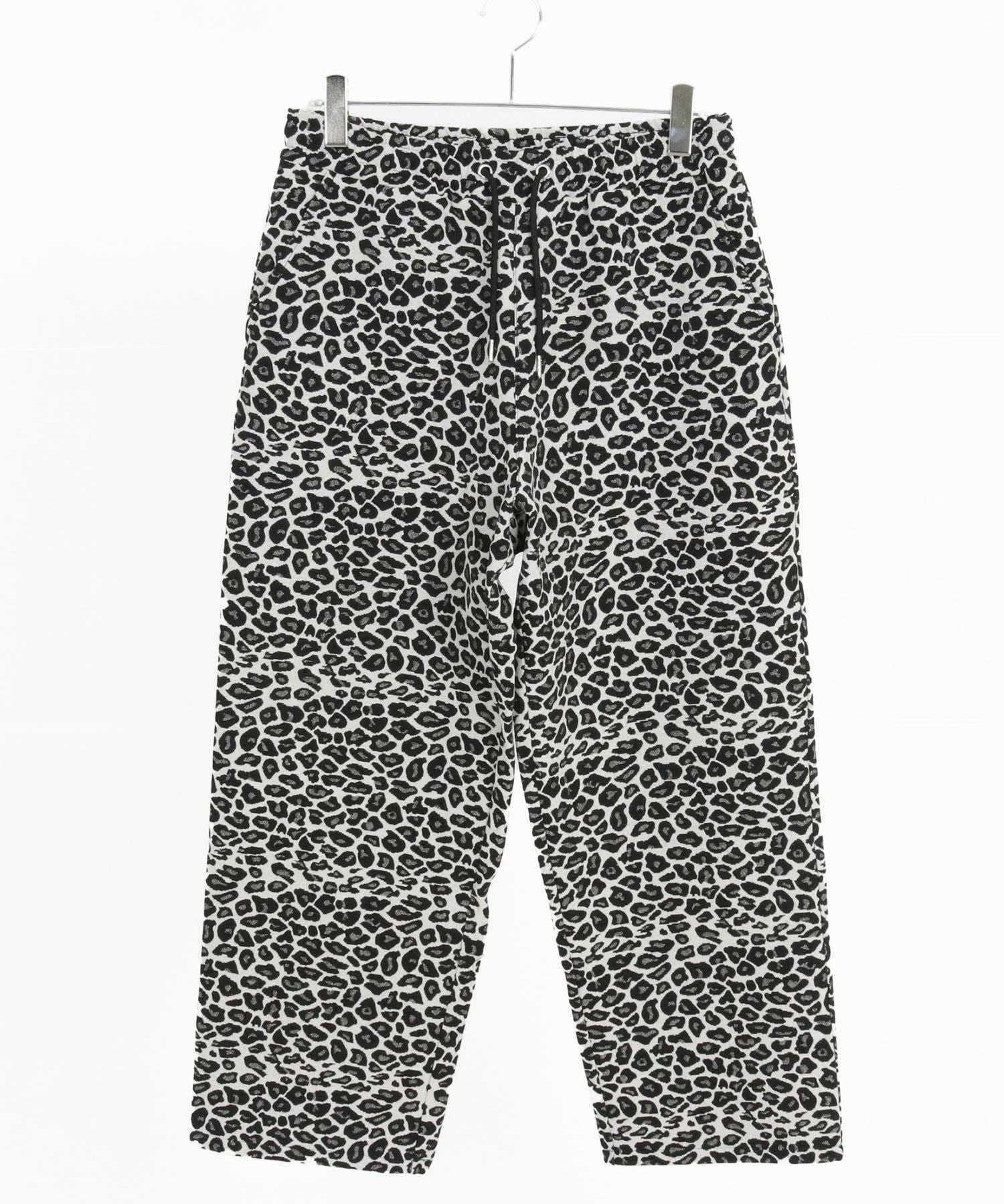 CAMBIO(カンビオ)】Leopard Gobelin Wide Straight Pants ワイド