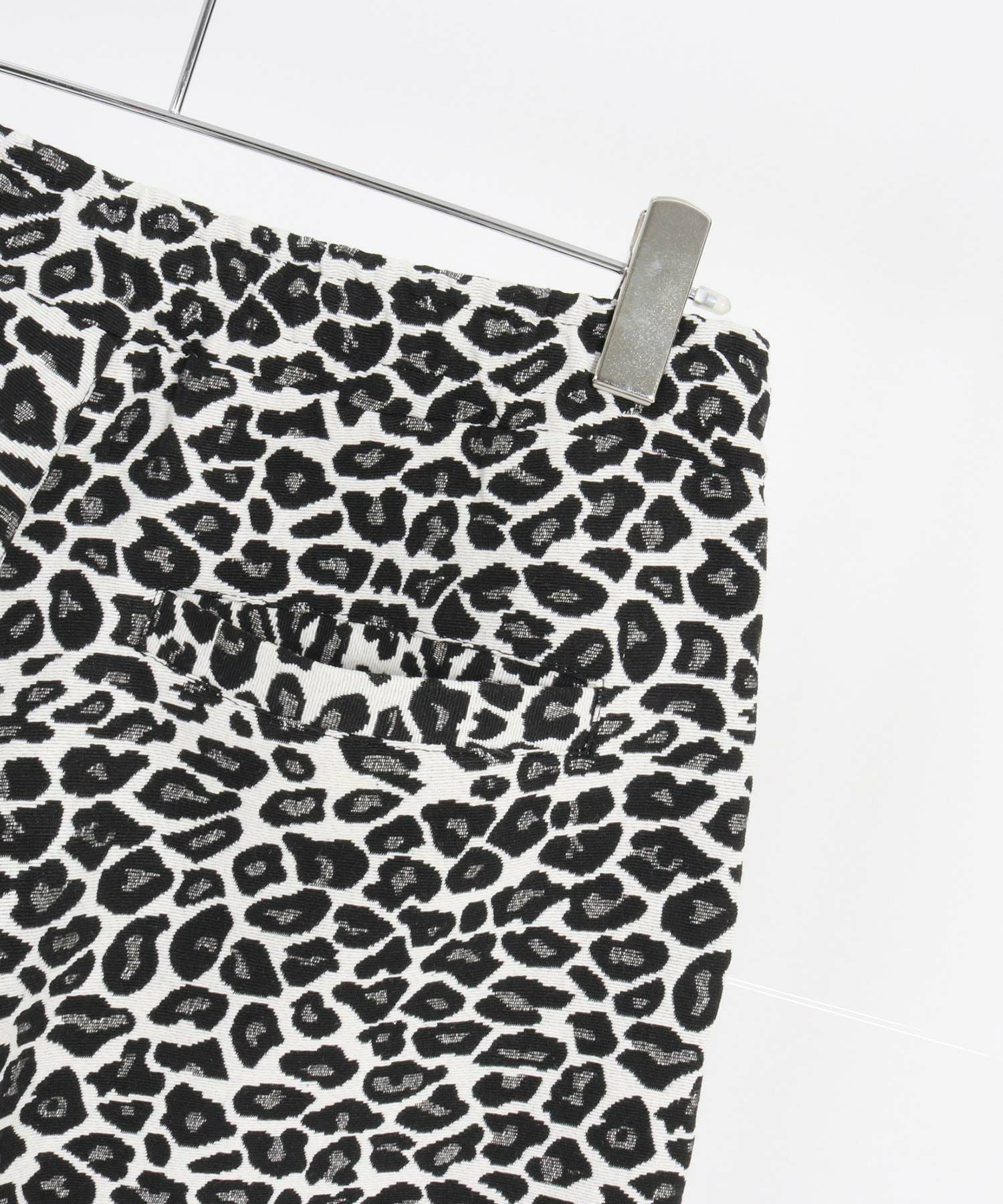 CAMBIO(カンビオ)】Leopard Gobelin Wide Straight Pants ワイド