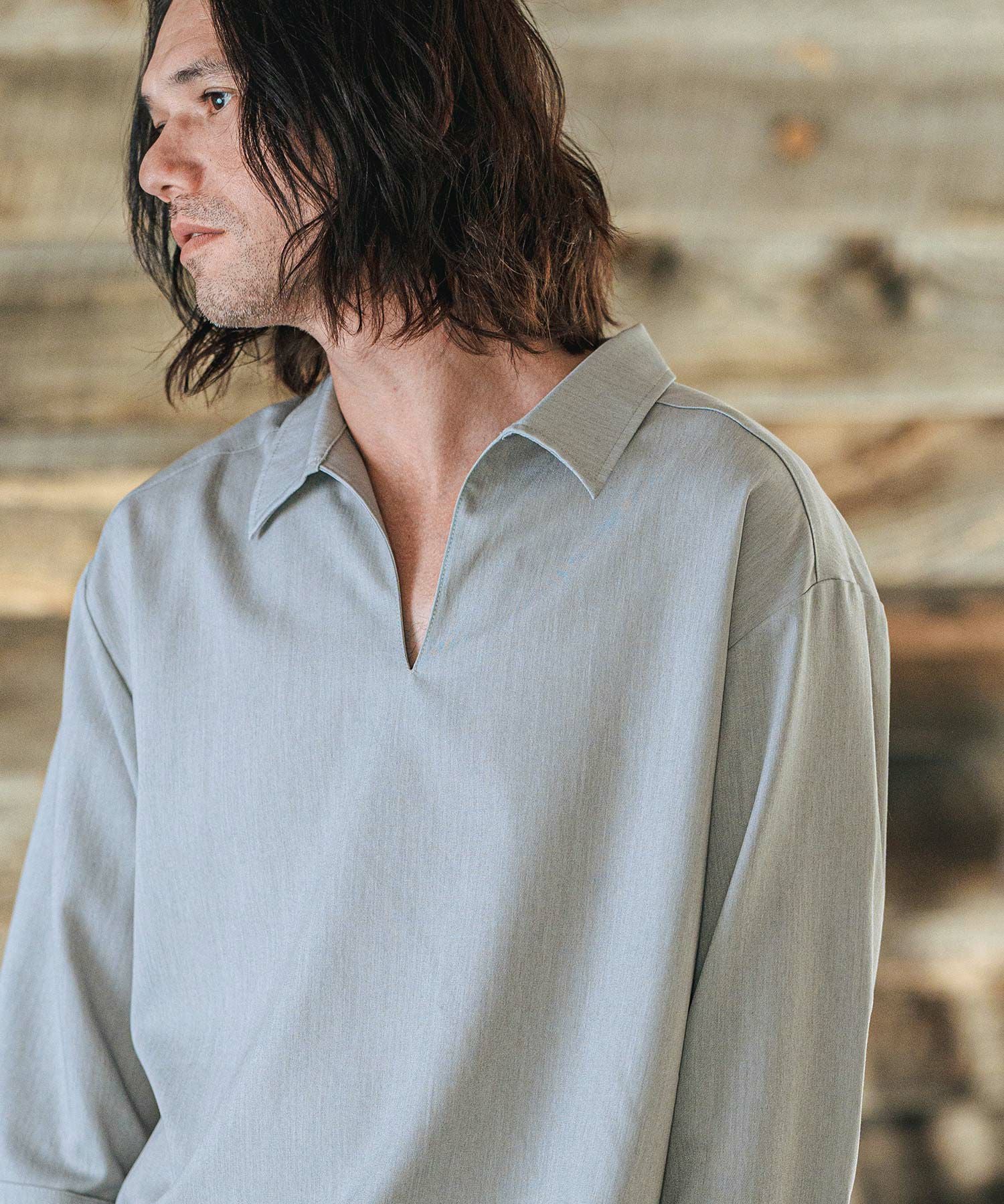 シャツ/ブラウス(長袖/七分) louren oversize skipper shirt louren（ローレン） ブラウス シャツ レディース : ZOZOTOWN Yahoo!店