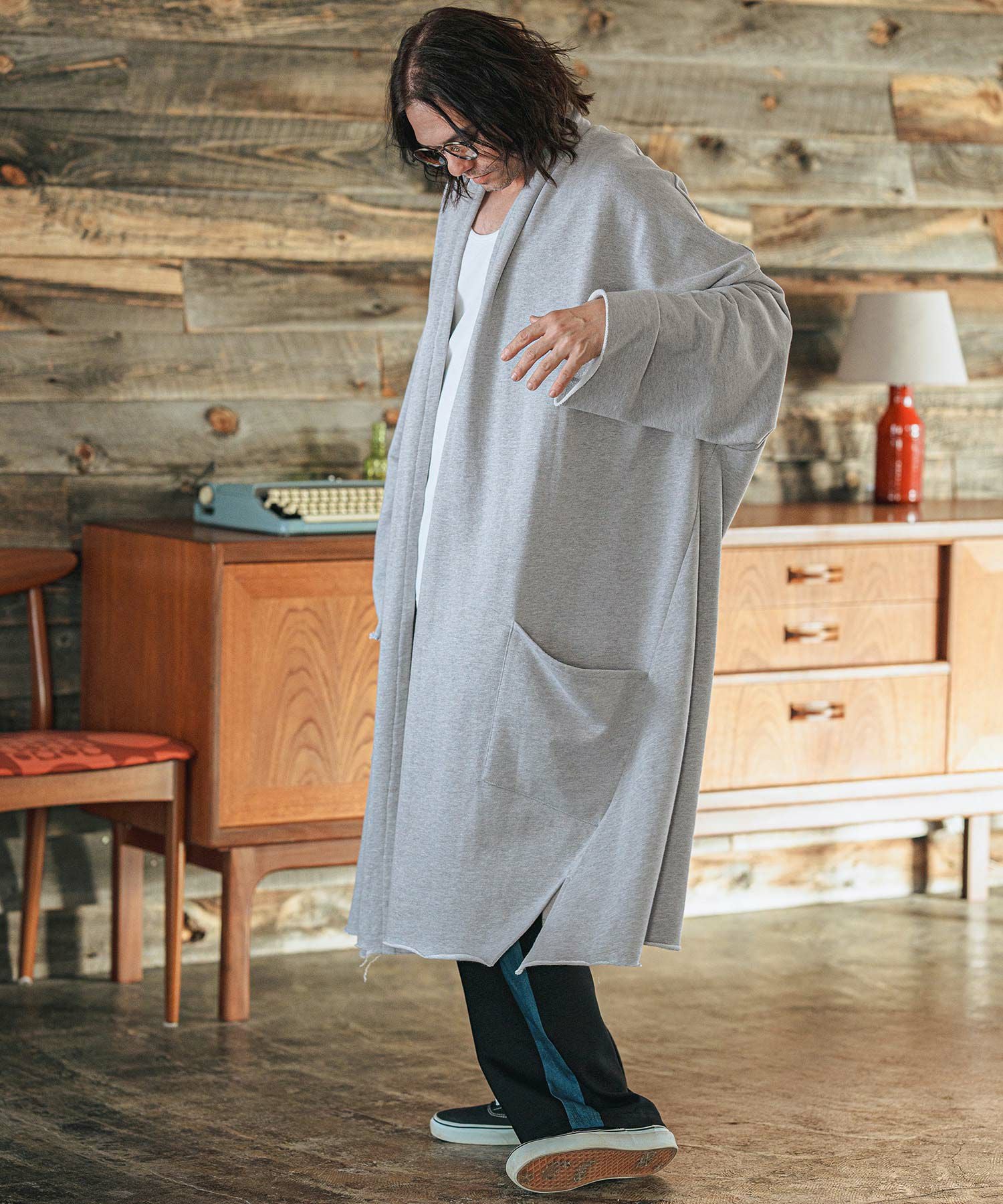 CAMBIO(カンビオ)】KIMONO Like Sweat Gown スウェットガウン