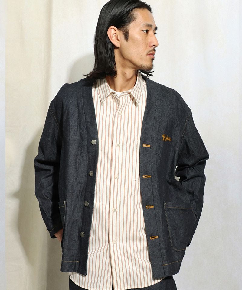 ROTAR(ローター)】11oz Denim Cardigan デニムカーディガン(rt2512002