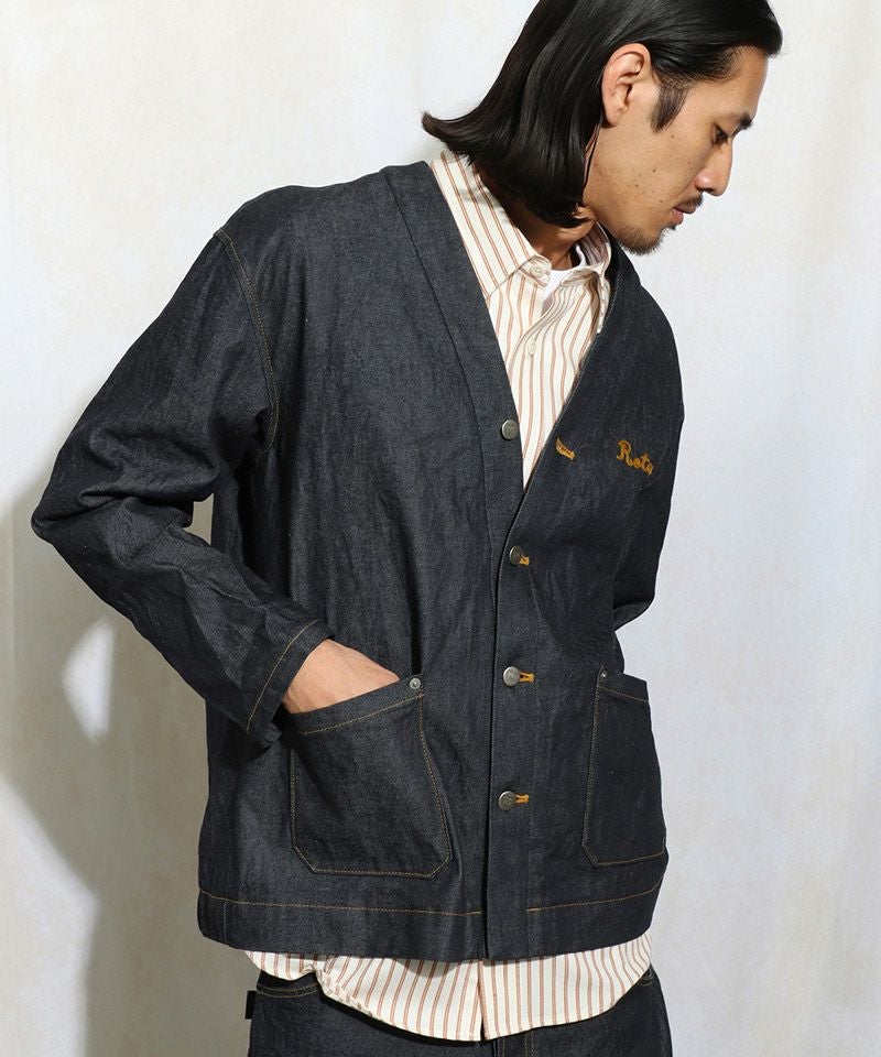 30%OFF【ROTAR(ローター)】11oz Denim Cardigan デニムカーディガン