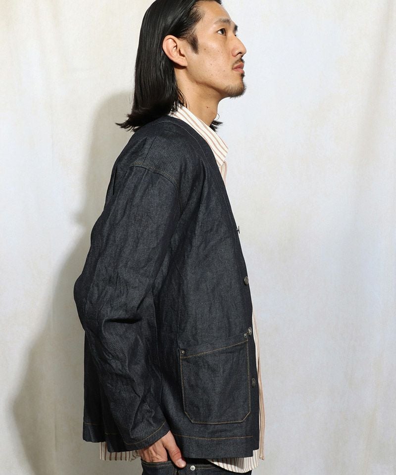ROTAR(ローター)】11oz Denim Cardigan デニムカーディガン(rt2512002 
