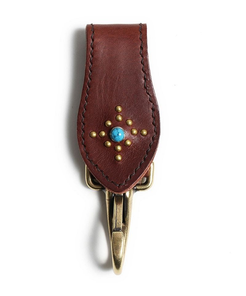 ROTAR(ローター)】Liscio leather Studs Key Holder キーホルダー