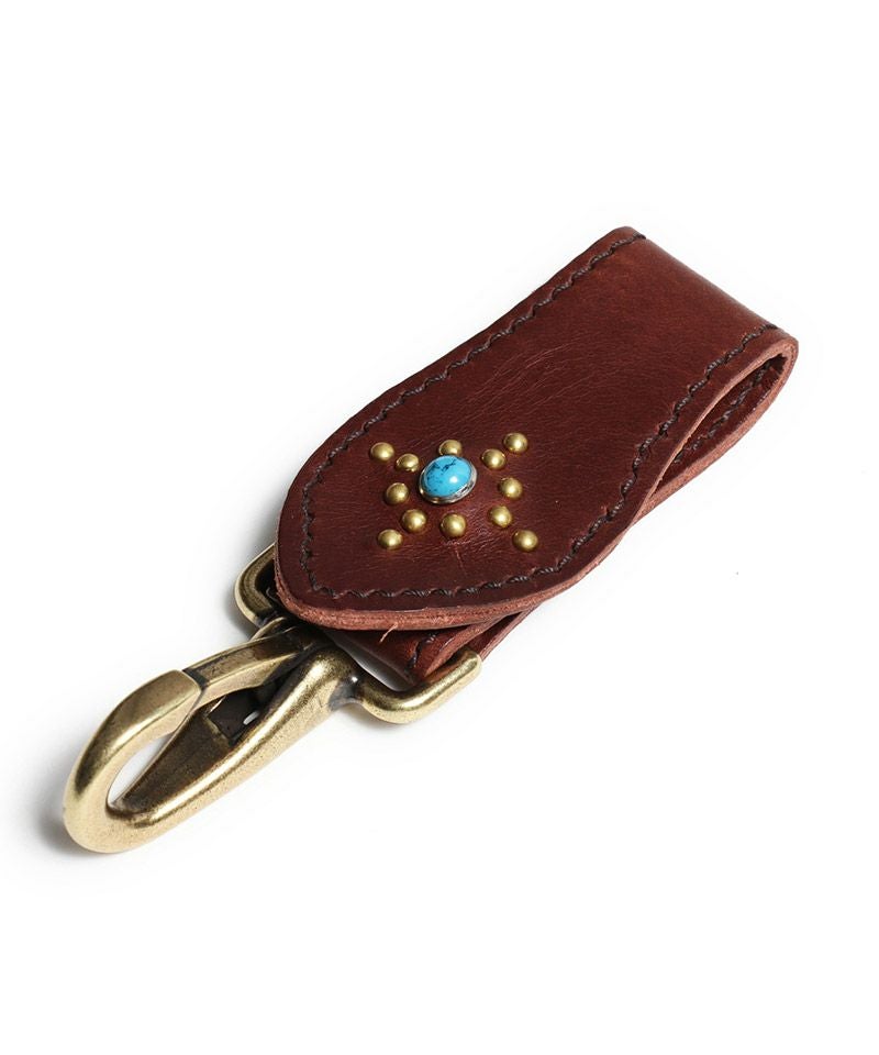 ROTAR(ローター)】Liscio leather Studs Key Holder キーホルダー