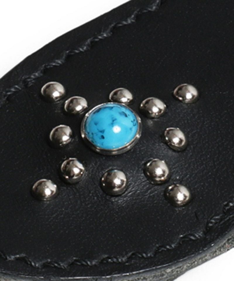 ROTAR(ローター)】Liscio leather Studs Key Holder キーホルダー
