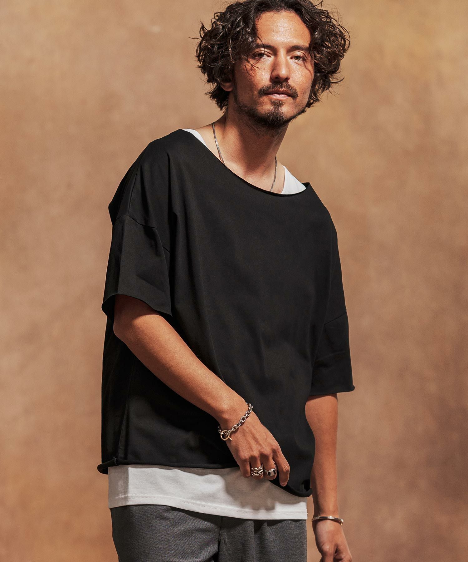 Jih Nunc(ジーヌンク)】ルーズネックカットソー(JIH-R1086) | CAMBIO