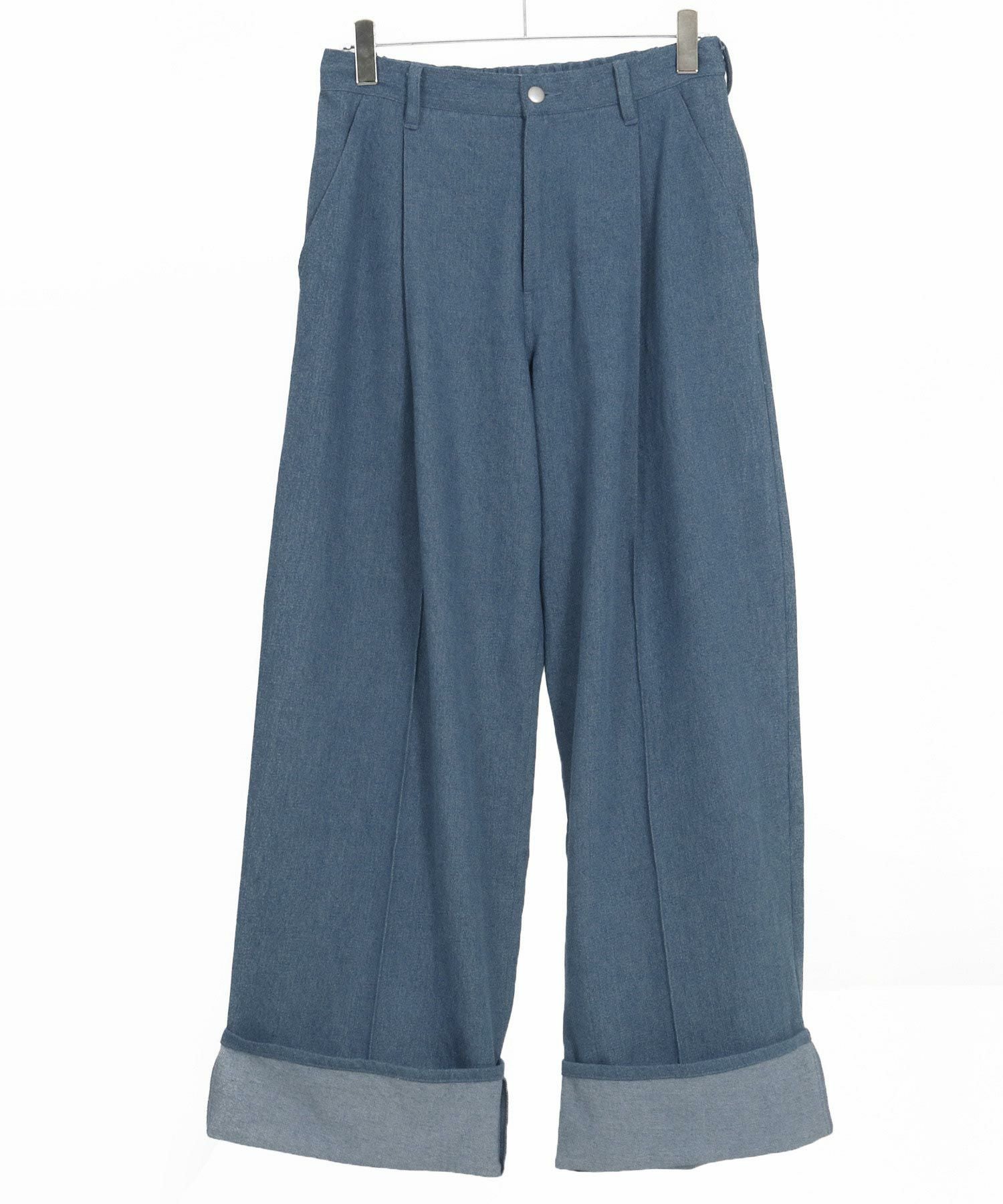 Jih Nunc(ジーヌンク)】10ozロールアップワイドデニムパンツ(JIH-R1080