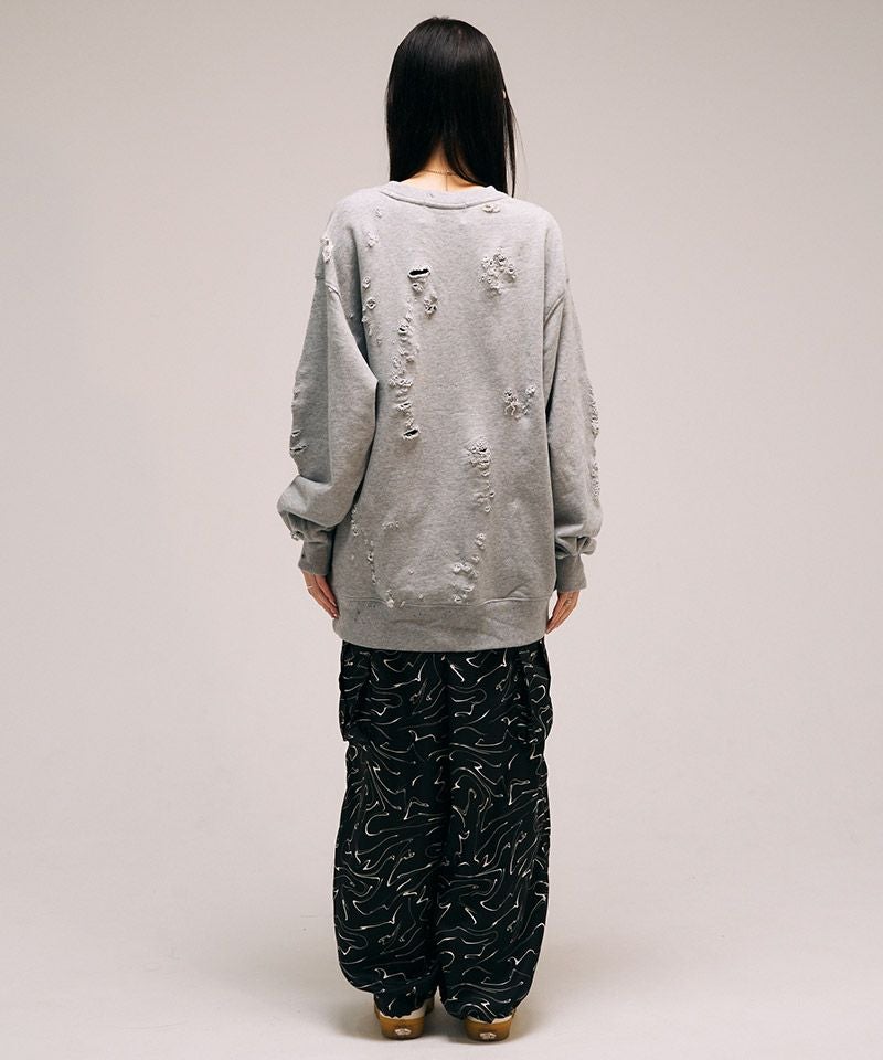 EFFECTEN(エフェクテン)】U Pacth Crust Sweat スウェット(efmm-06 
