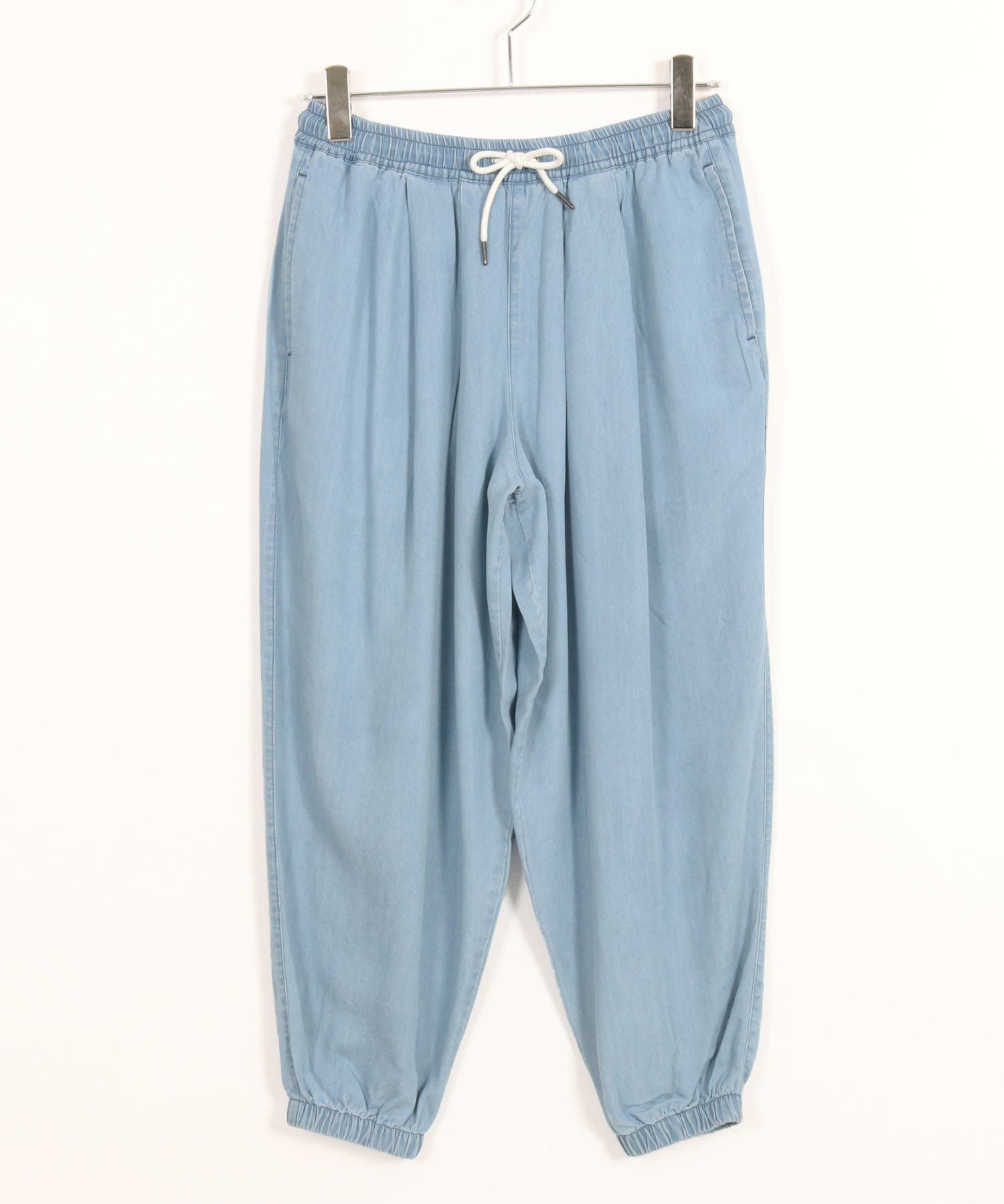 CAMBIO(カンビオ)】Silky Denim Balloon Pants デニムバルーンパンツ