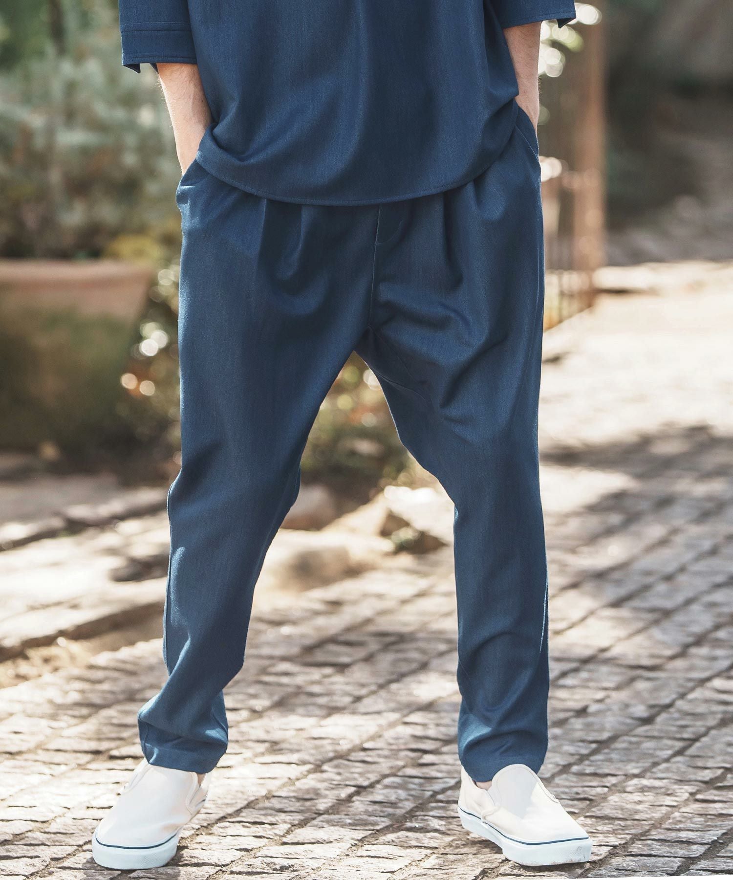 【GANRYU】サルエルパンツ ネイビー 2026年最新】ganryu サルエル デニムの人気アイテム - メルカリ