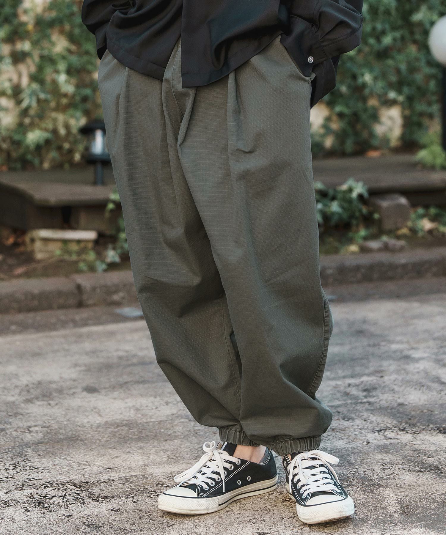 CAMBIO(カンビオ)】Bio Wash Ripstop Balloon Pants バルーンパンツ