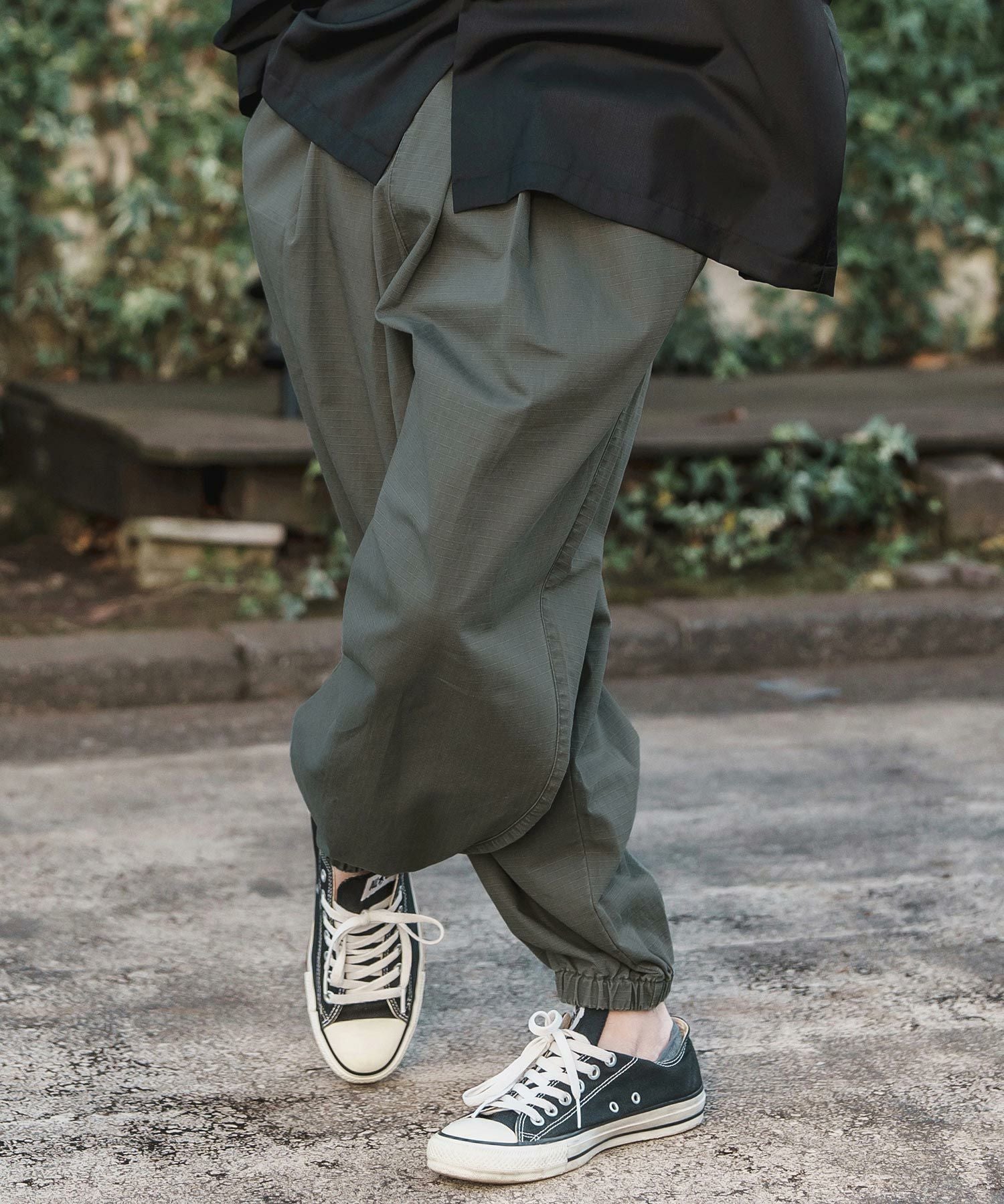 CAMBIO(カンビオ)】Bio Wash Ripstop Balloon Pants バルーンパンツ