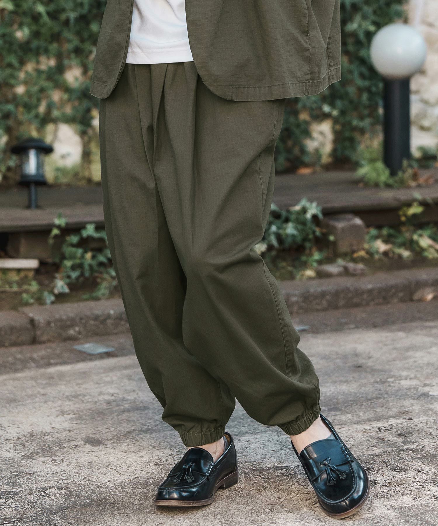 CAMBIO(カンビオ)】Bio Wash Ripstop Balloon Pants バルーンパンツ