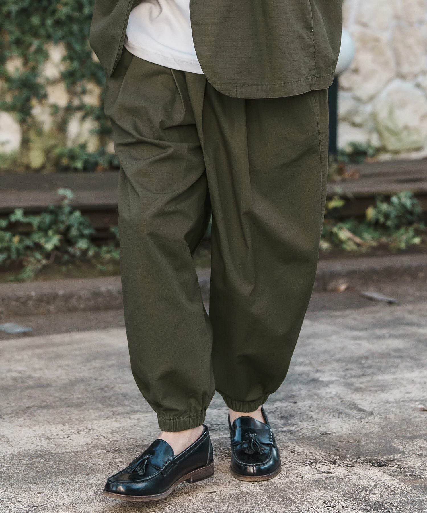 CAMBIO(カンビオ)】Bio Wash Ripstop Balloon Pants バルーンパンツ