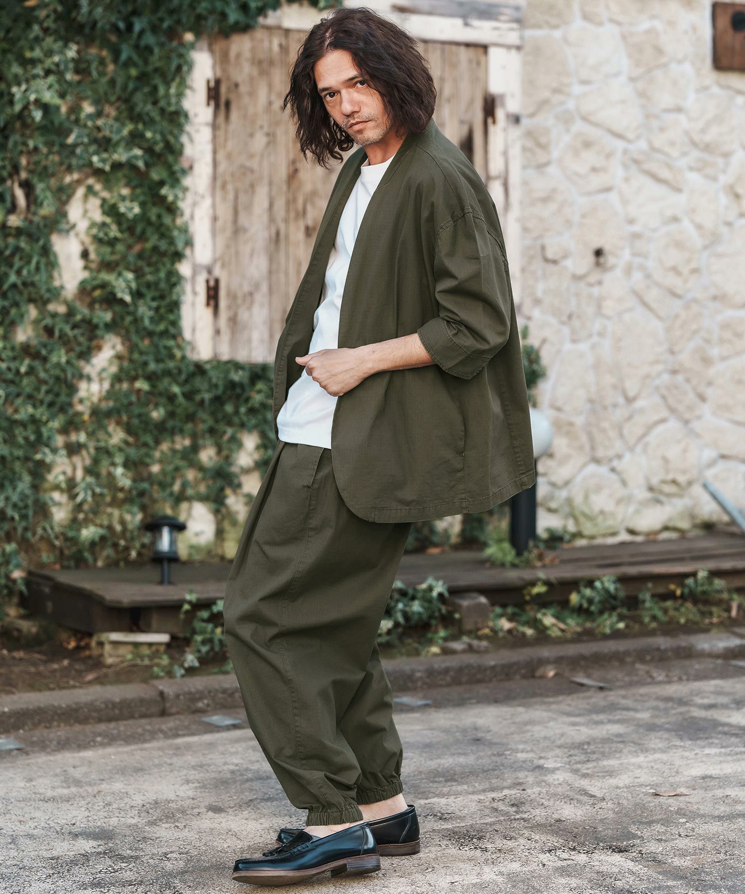 CAMBIO(カンビオ)】Bio Wash Ripstop Balloon Pants バルーンパンツ