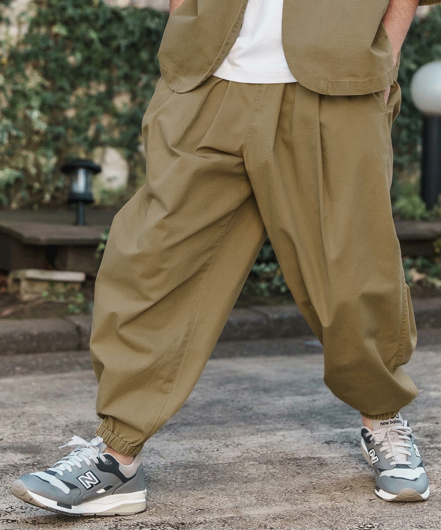CAMBIO(カンビオ)】Bio Wash Ripstop Balloon Pants バルーンパンツ