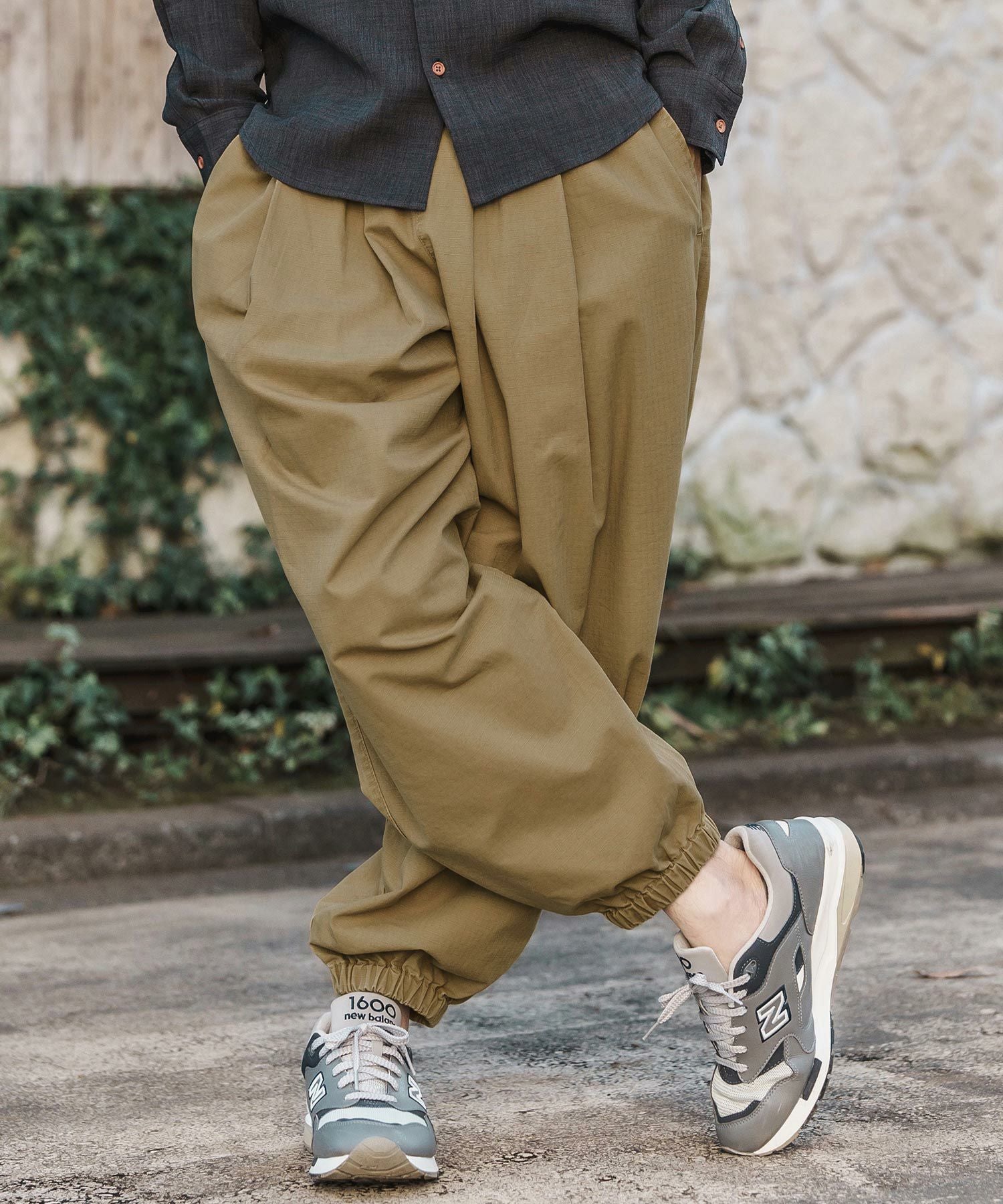 50%OFF【CAMBIO(カンビオ)】Bio Wash Ripstop Balloon Pants バルーン