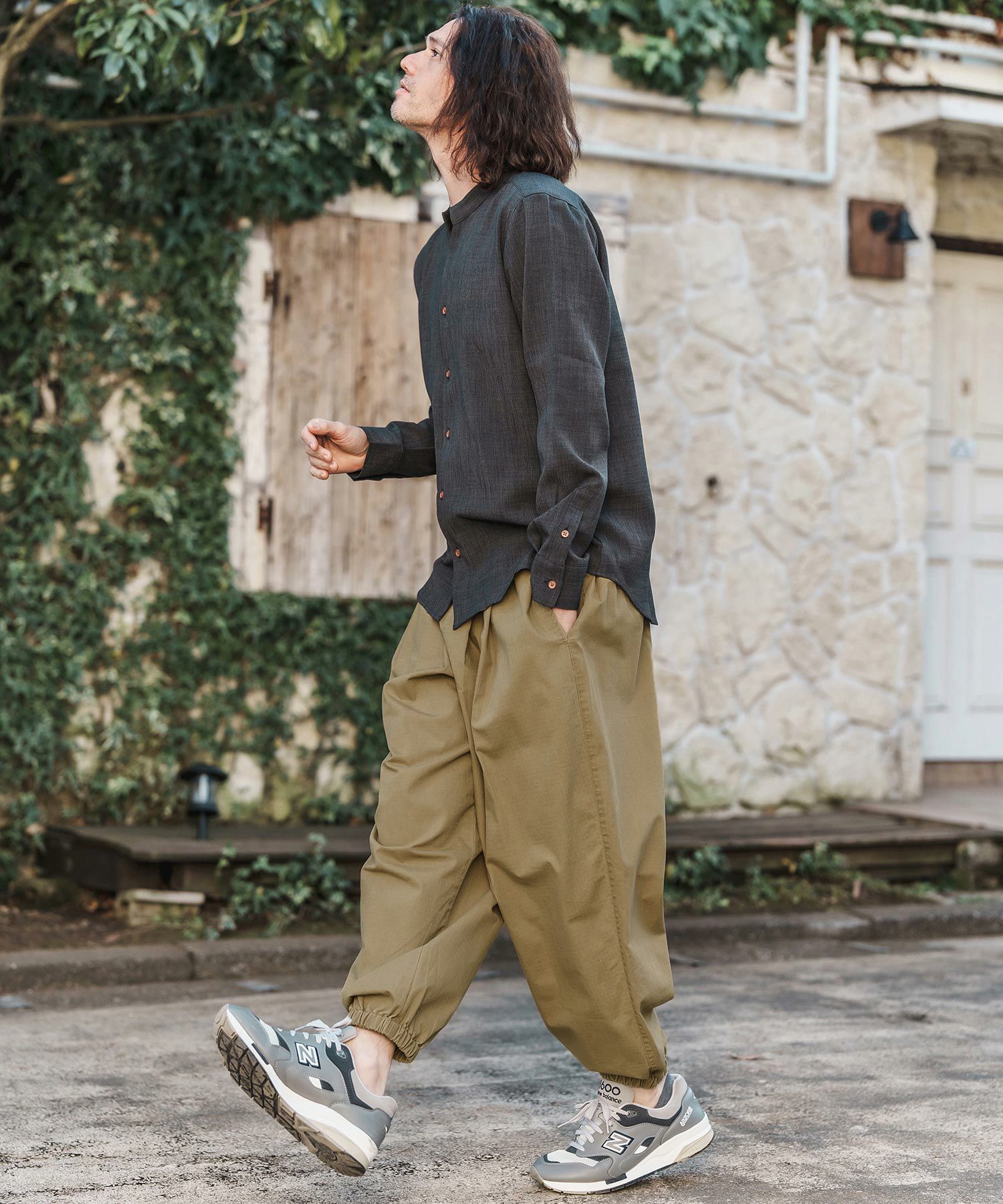 CAMBIO(カンビオ)】Bio Wash Ripstop Balloon Pants バルーンパンツ