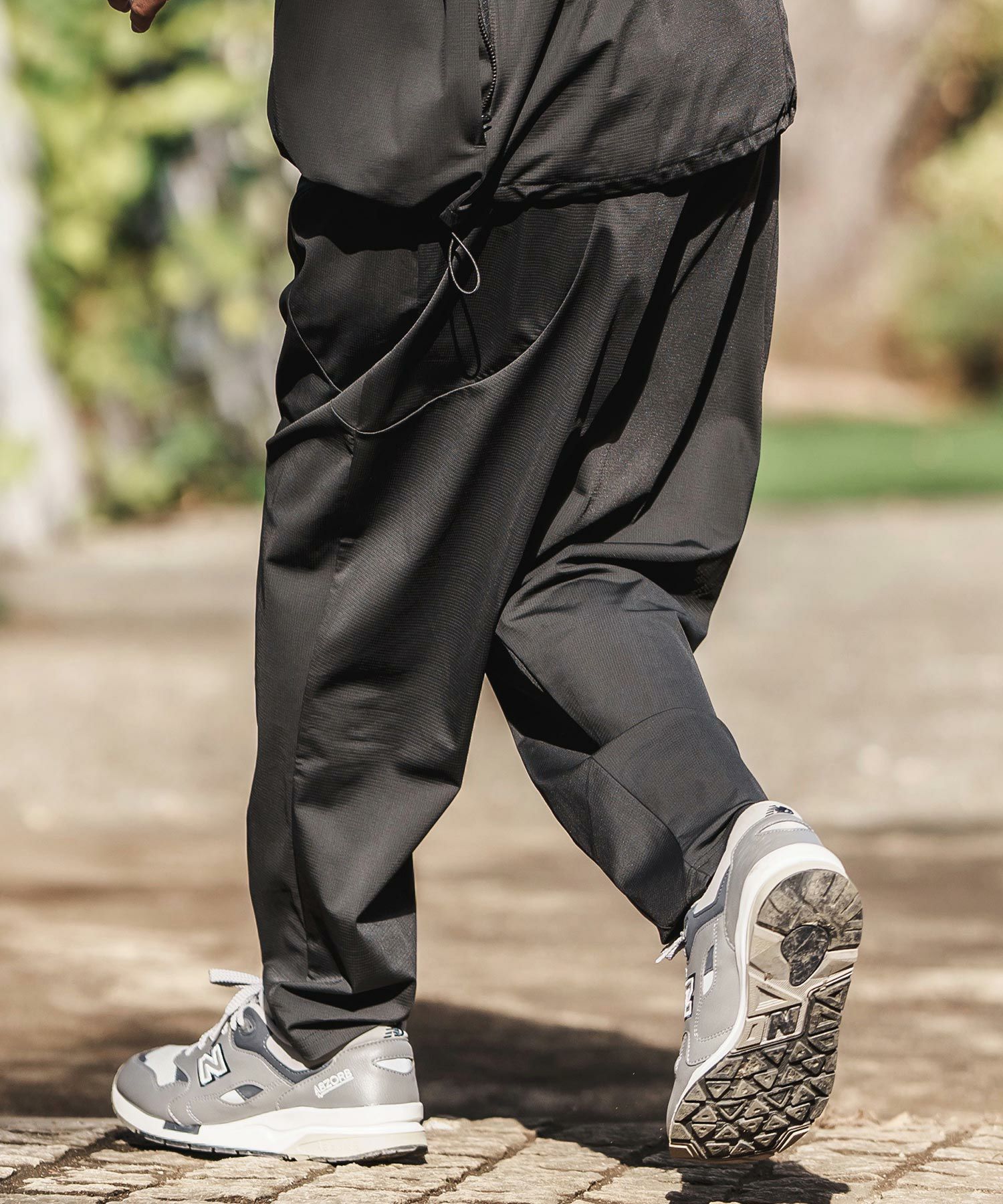 新品　cambio パンツ　S size 30%OFF【CAMBIO(カンビオ)】ナイロンストレッチ裾ZIPパンツ(HLCM0209