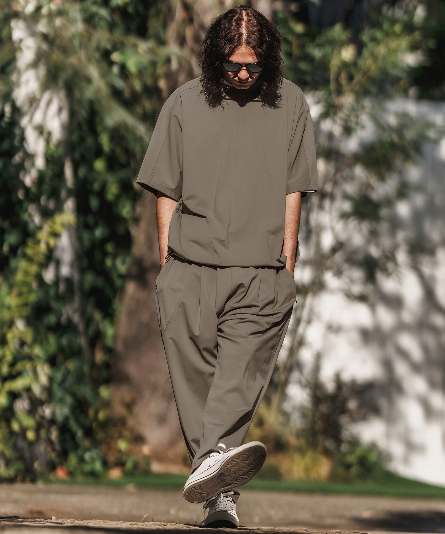 30%OFF【CAMBIO(カンビオ)】Stretch Nylon Balloon Silhouette Easy