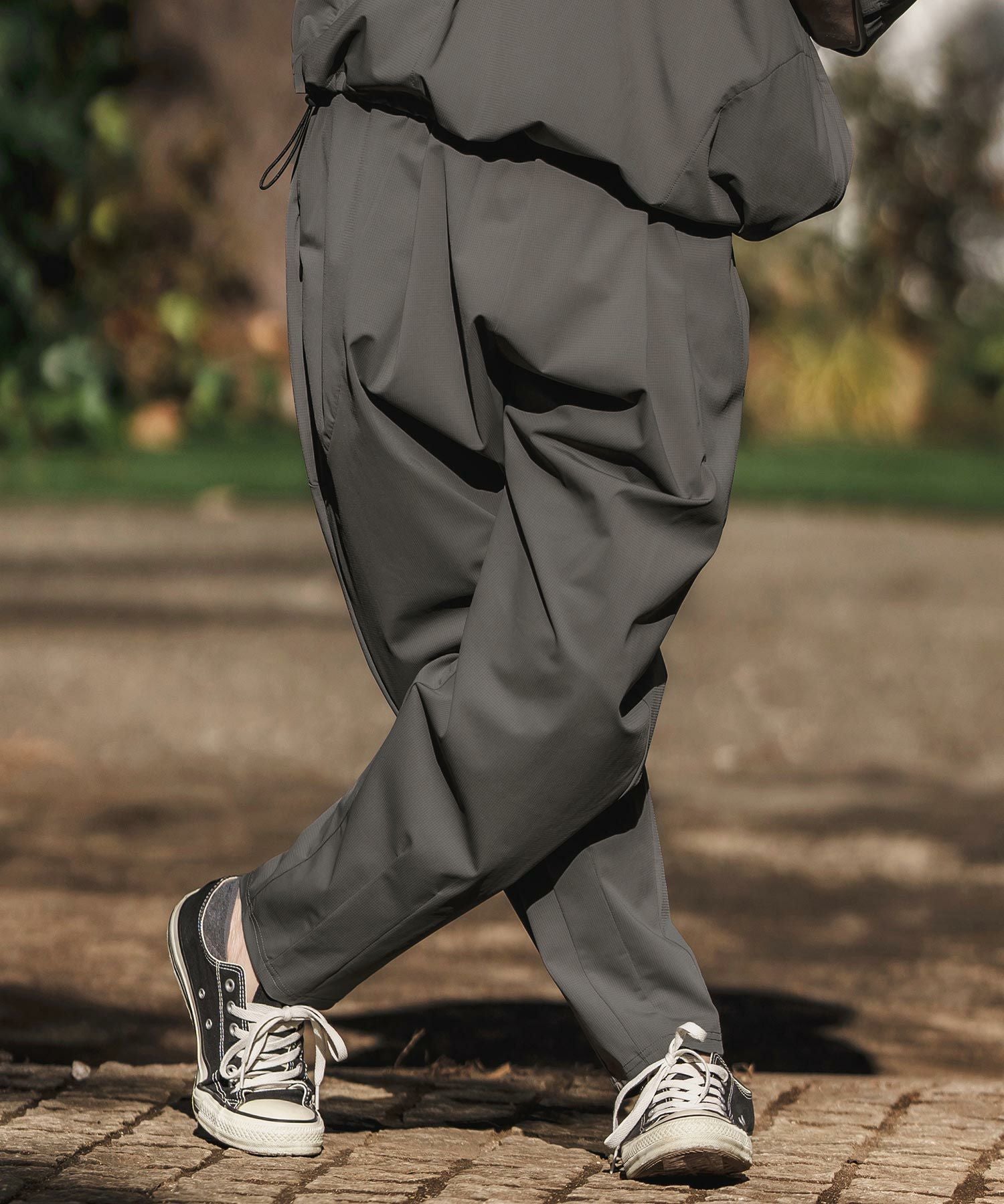 50%OFF【CAMBIO(カンビオ)】Stretch Nylon Balloon Silhouette Easy