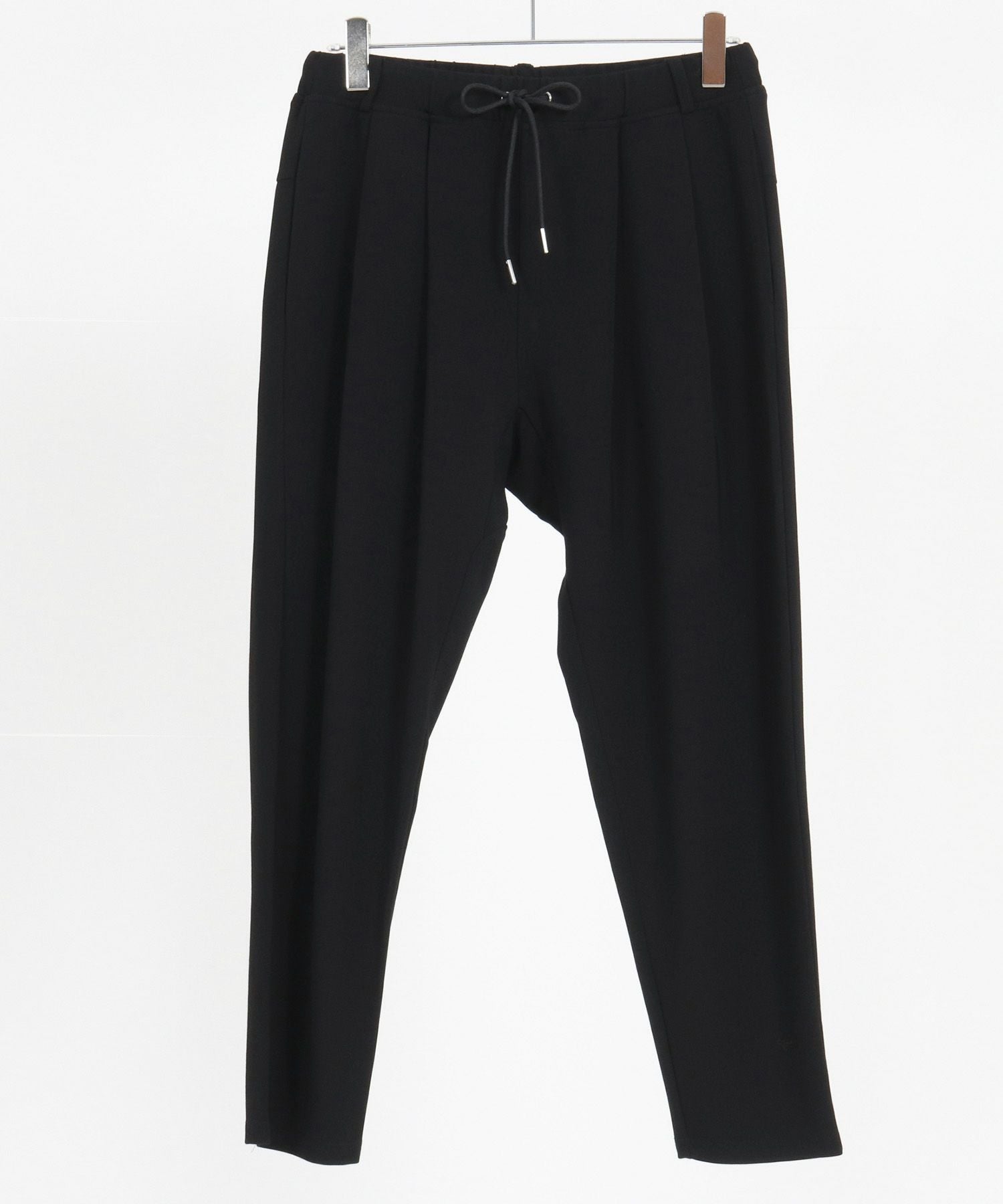 断捨離中　黒　38 CAMBIO(カンビオ)】Ripple Cut sew Relax Tapered Pants イージー