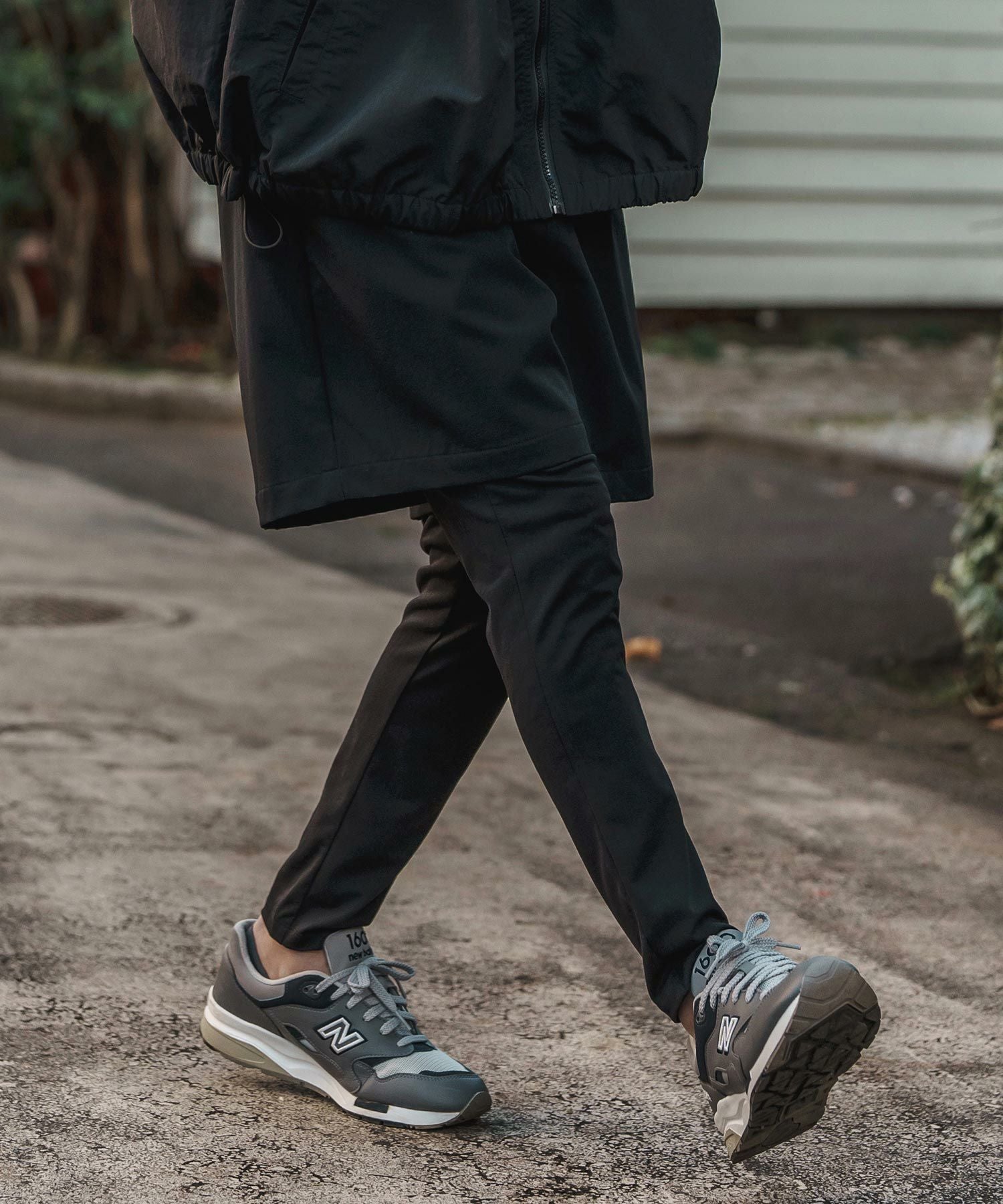 30%OFF【CAMBIO(カンビオ)】Monotone Layered Pants レイヤードパンツ