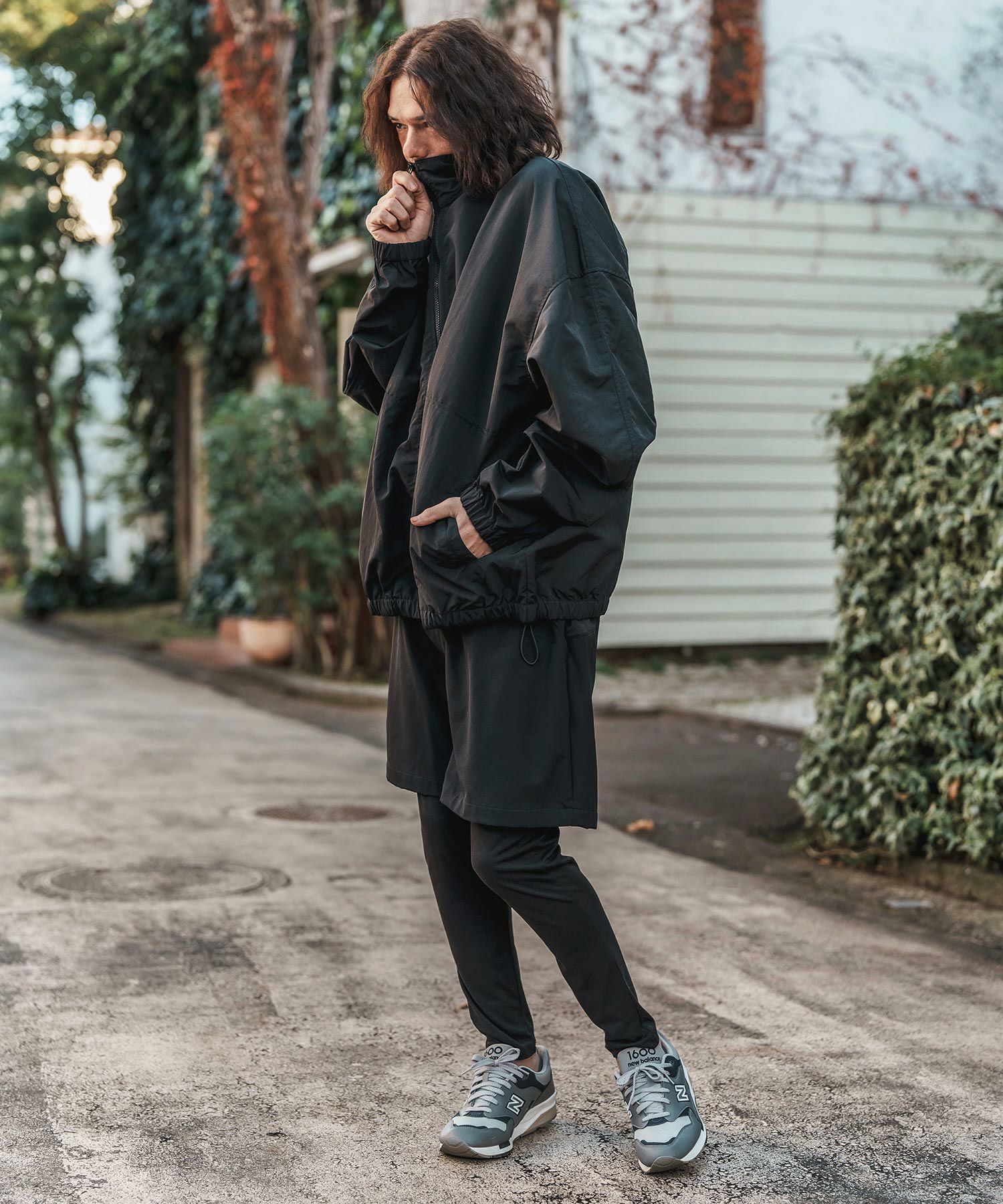 CAMBIO(カンビオ)】Monotone Layered Pants レイヤードパンツ