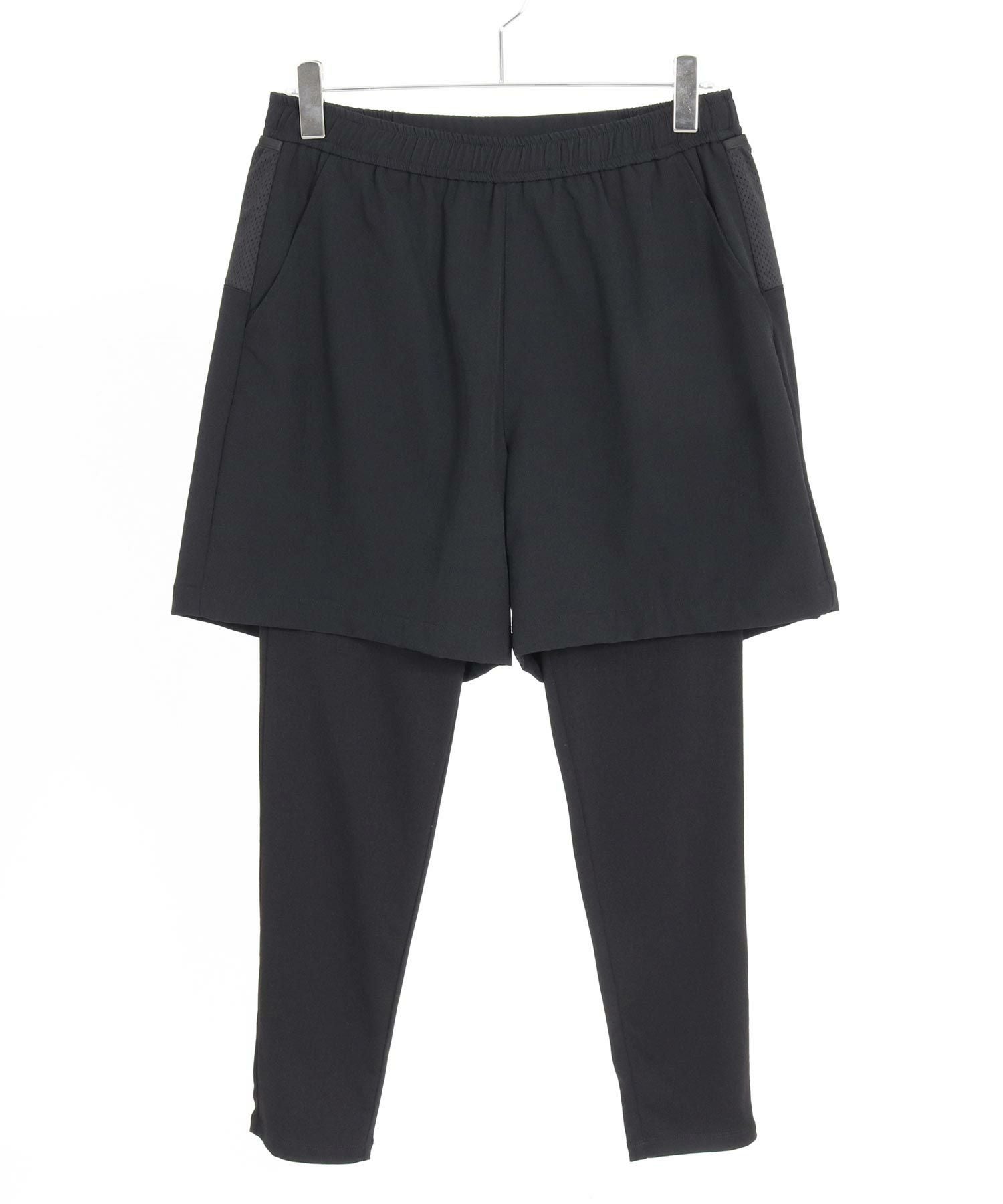 50%OFF【CAMBIO(カンビオ)】Monotone Layered Pants レイヤードパンツ